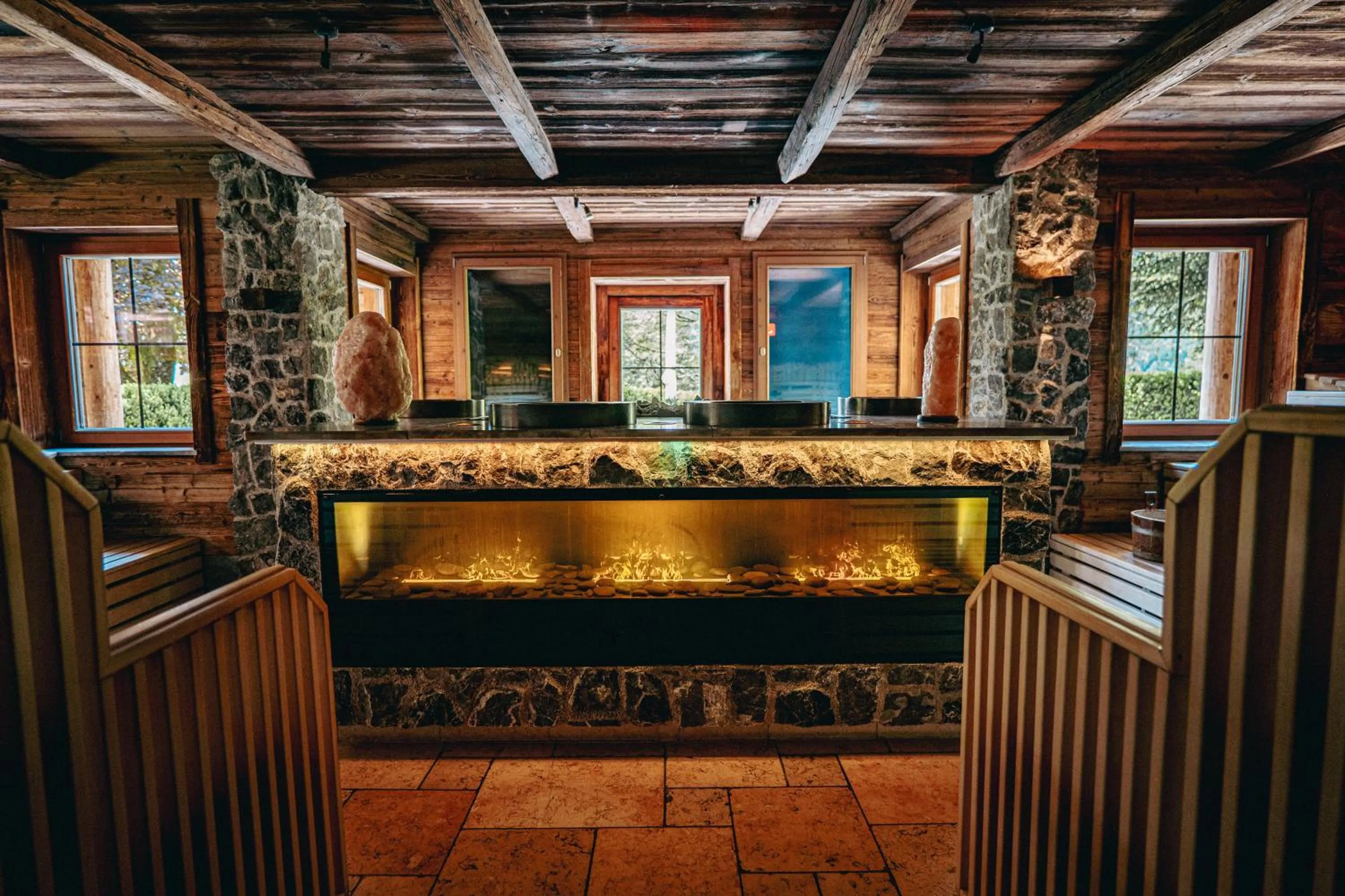 Sauna in Cocoon - Alpine Boutique Lodge