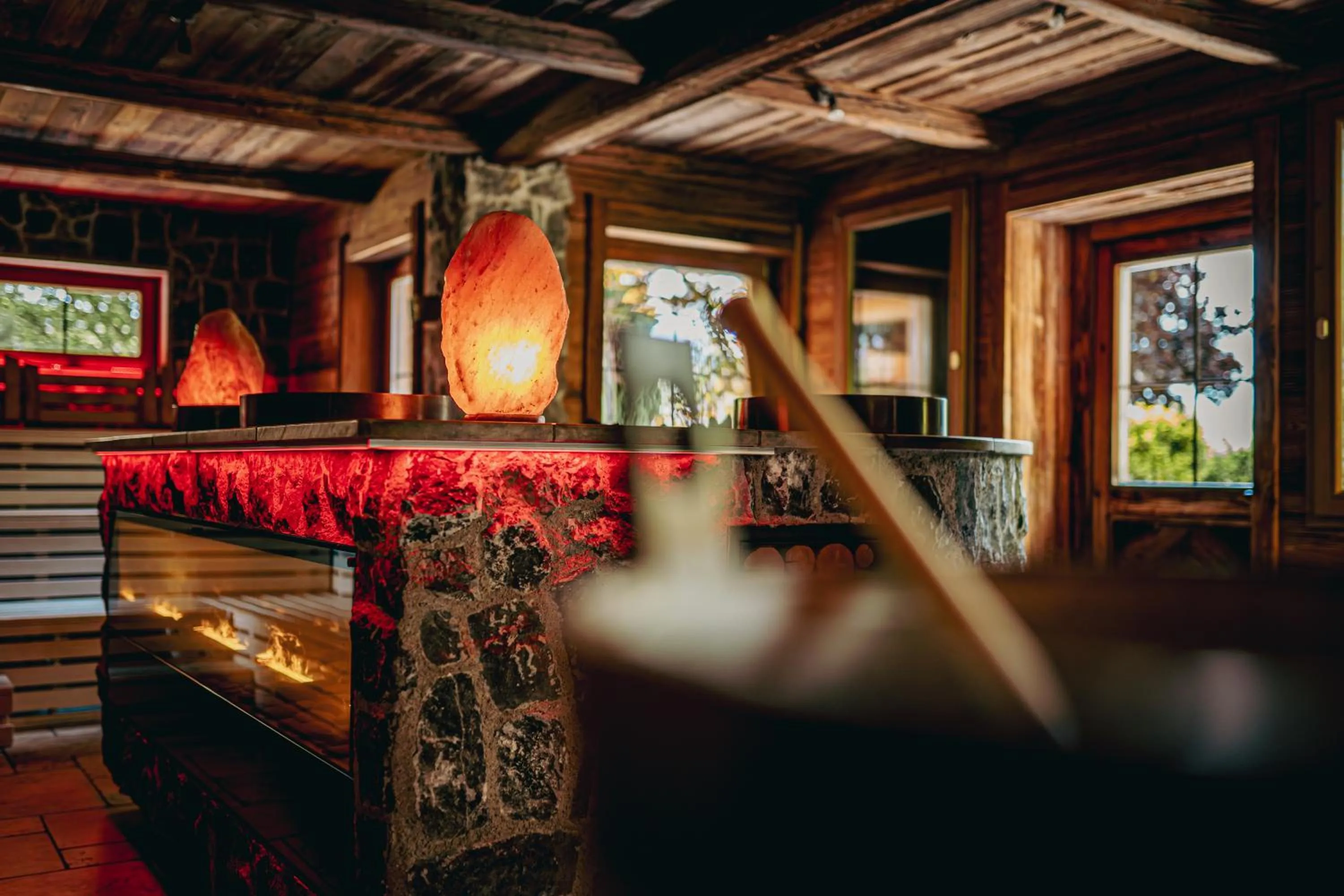 Sauna in Cocoon - Alpine Boutique Lodge