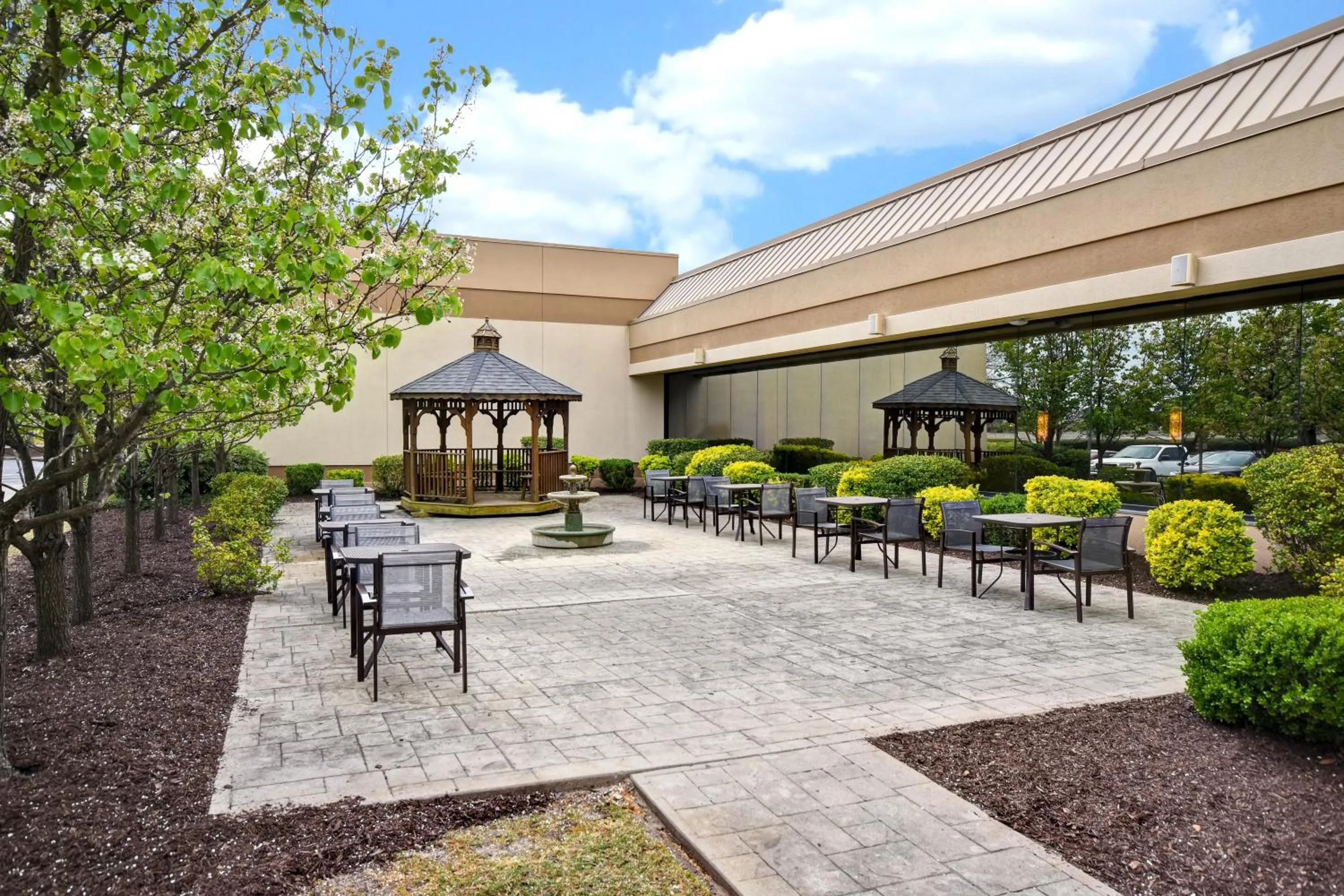 Patio in DoubleTree by Hilton Augusta