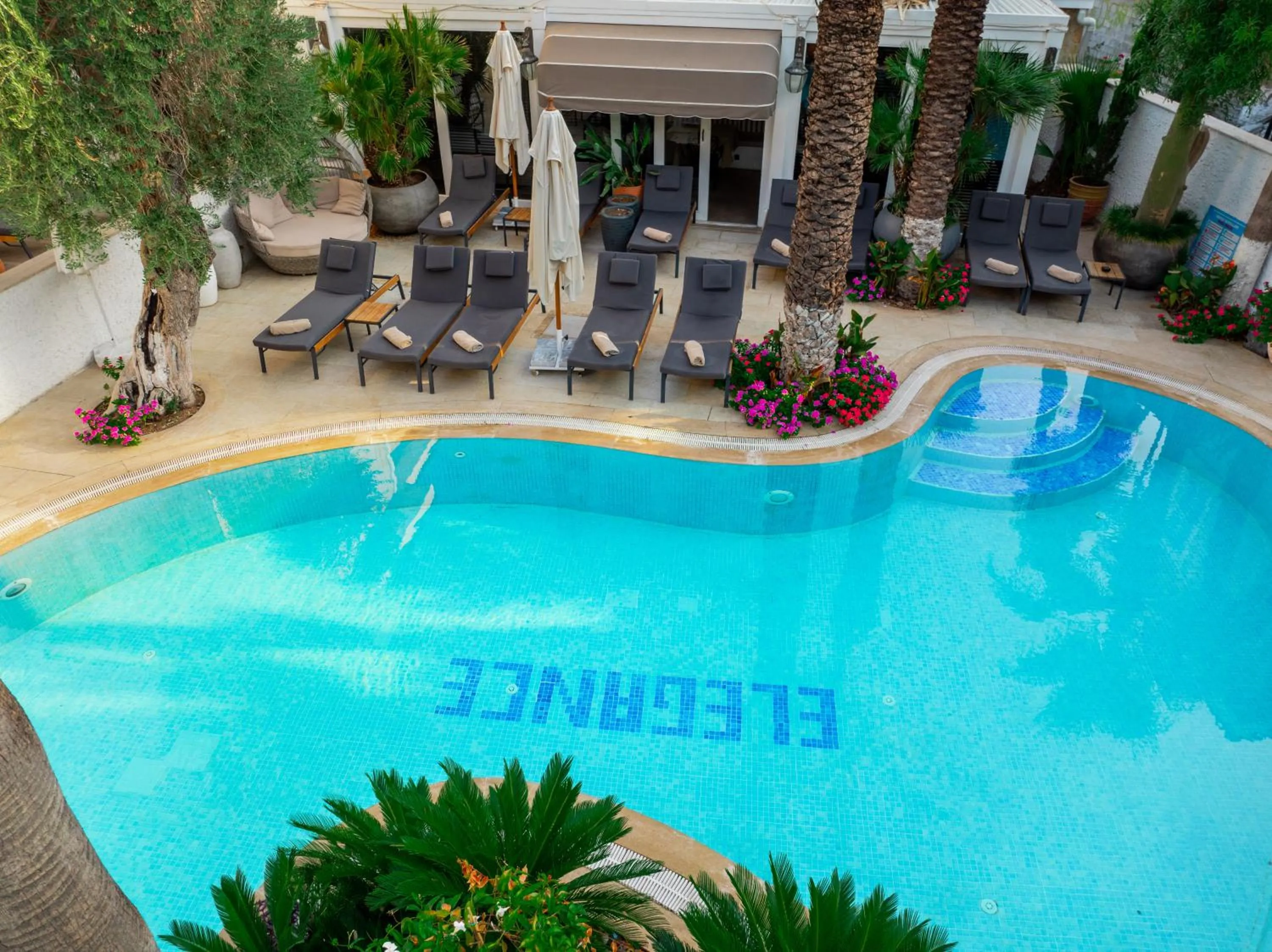 Pool view in Elegance East Hotel