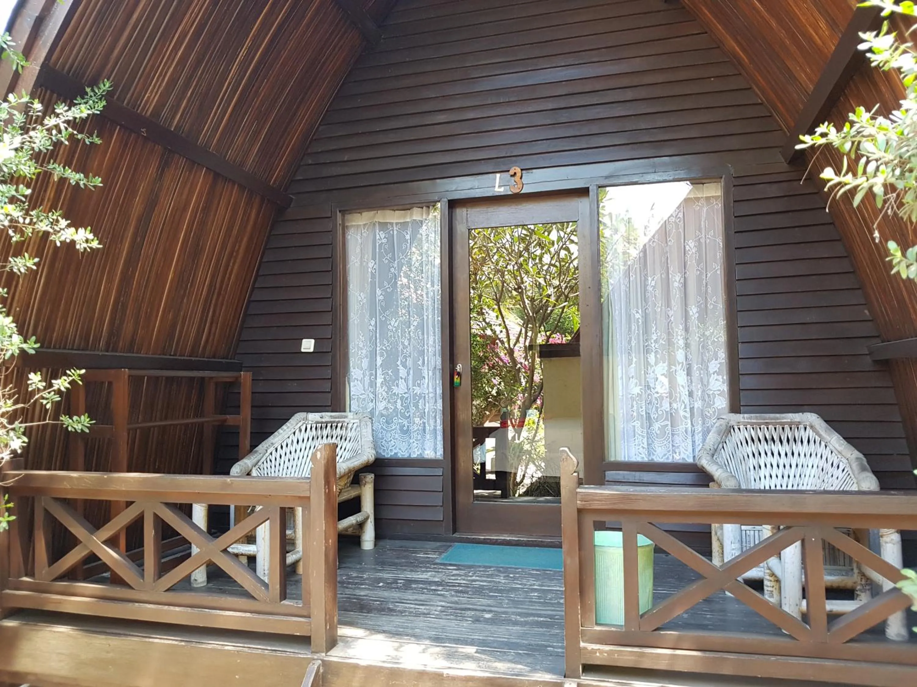 Balcony/Terrace in Coral Beach 2 Bungalow
