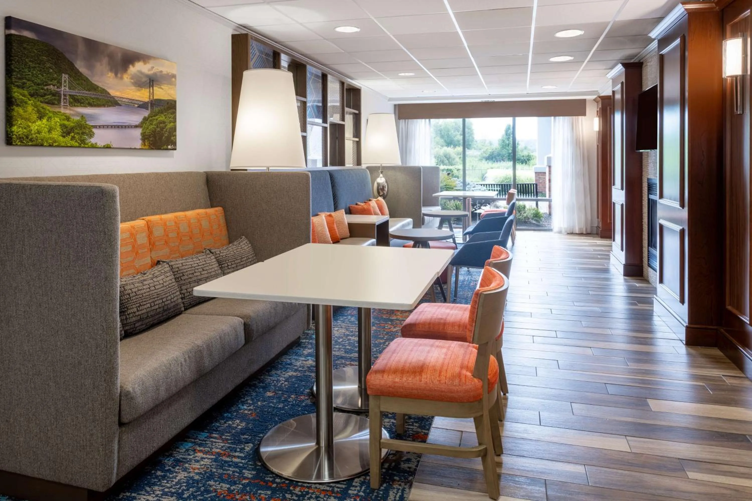 Lobby or reception in Hampton Inn Harriman Woodbury