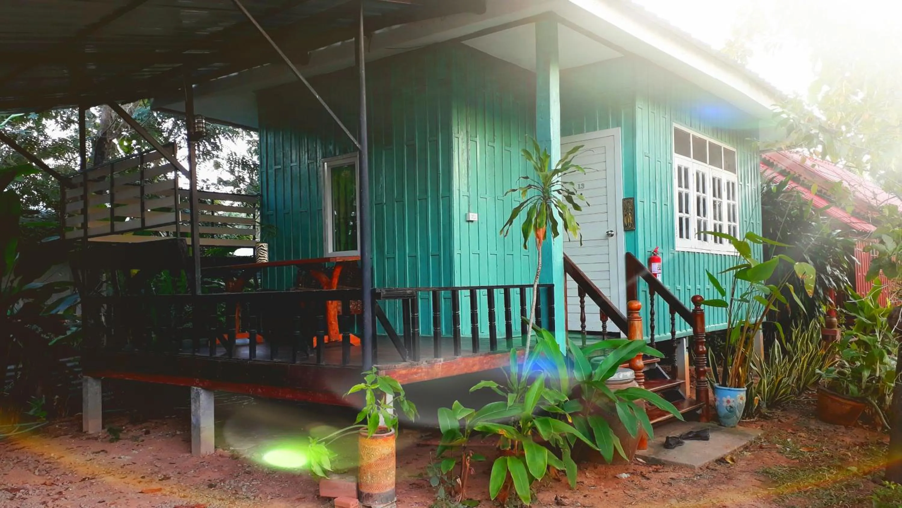 Patio in Greenhouse resort