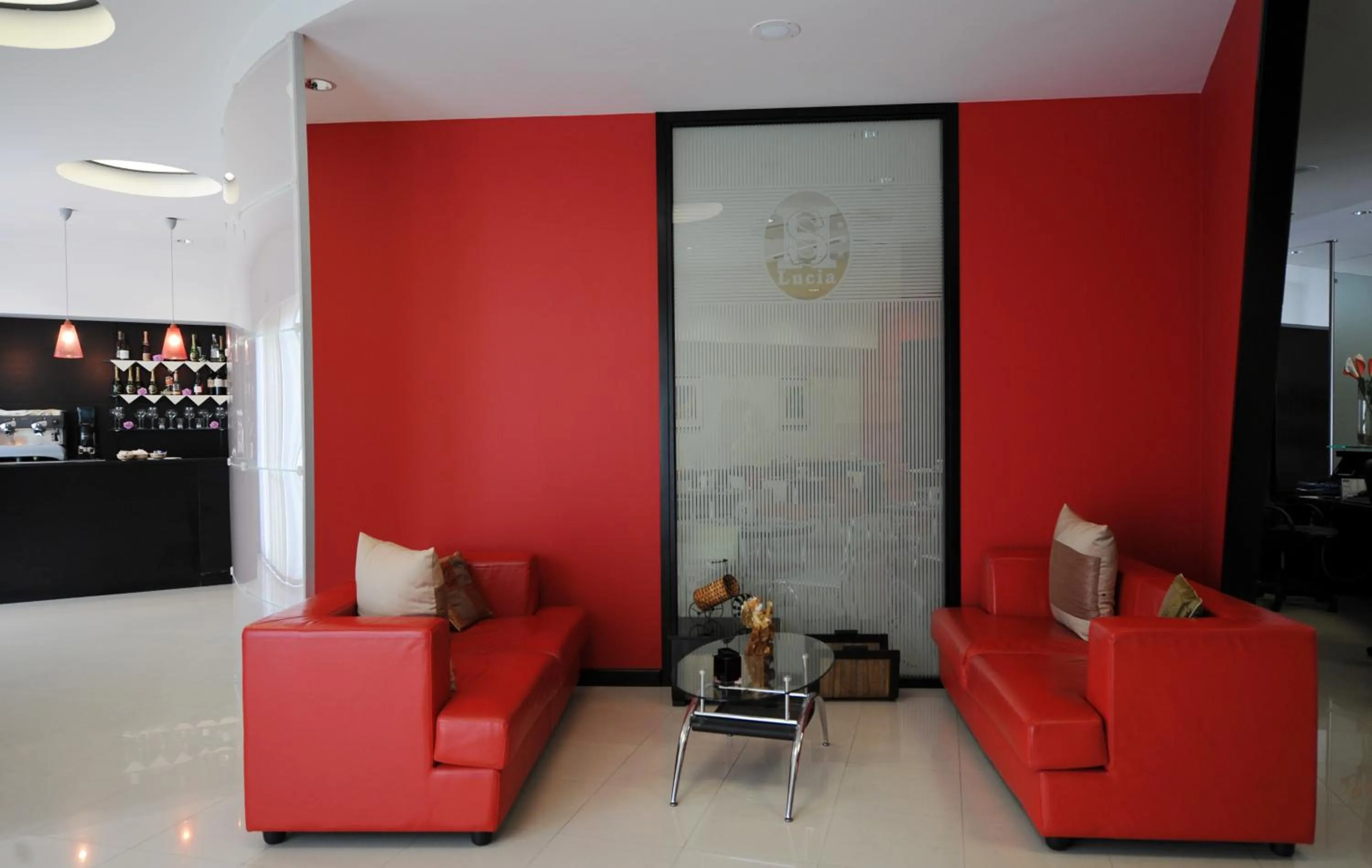 Lobby or reception in Santa Lucia Hotel