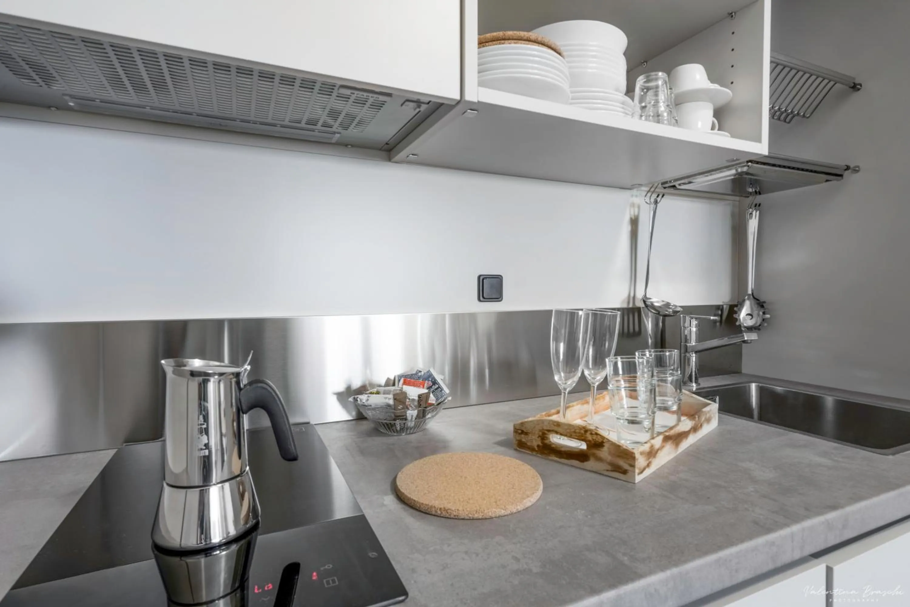 Kitchen or kitchenette in B&B Le Stanze del Duomo