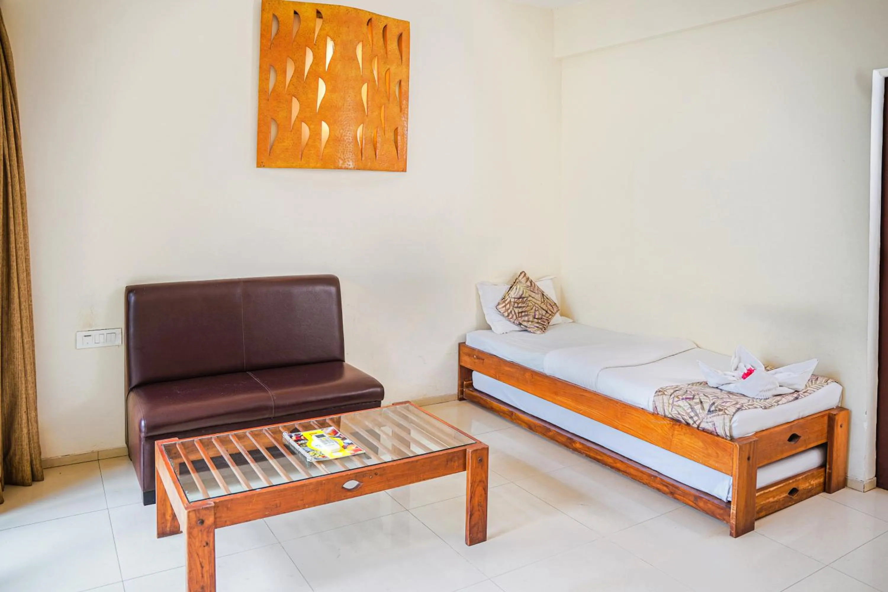Bed in Sharanam Green Resort