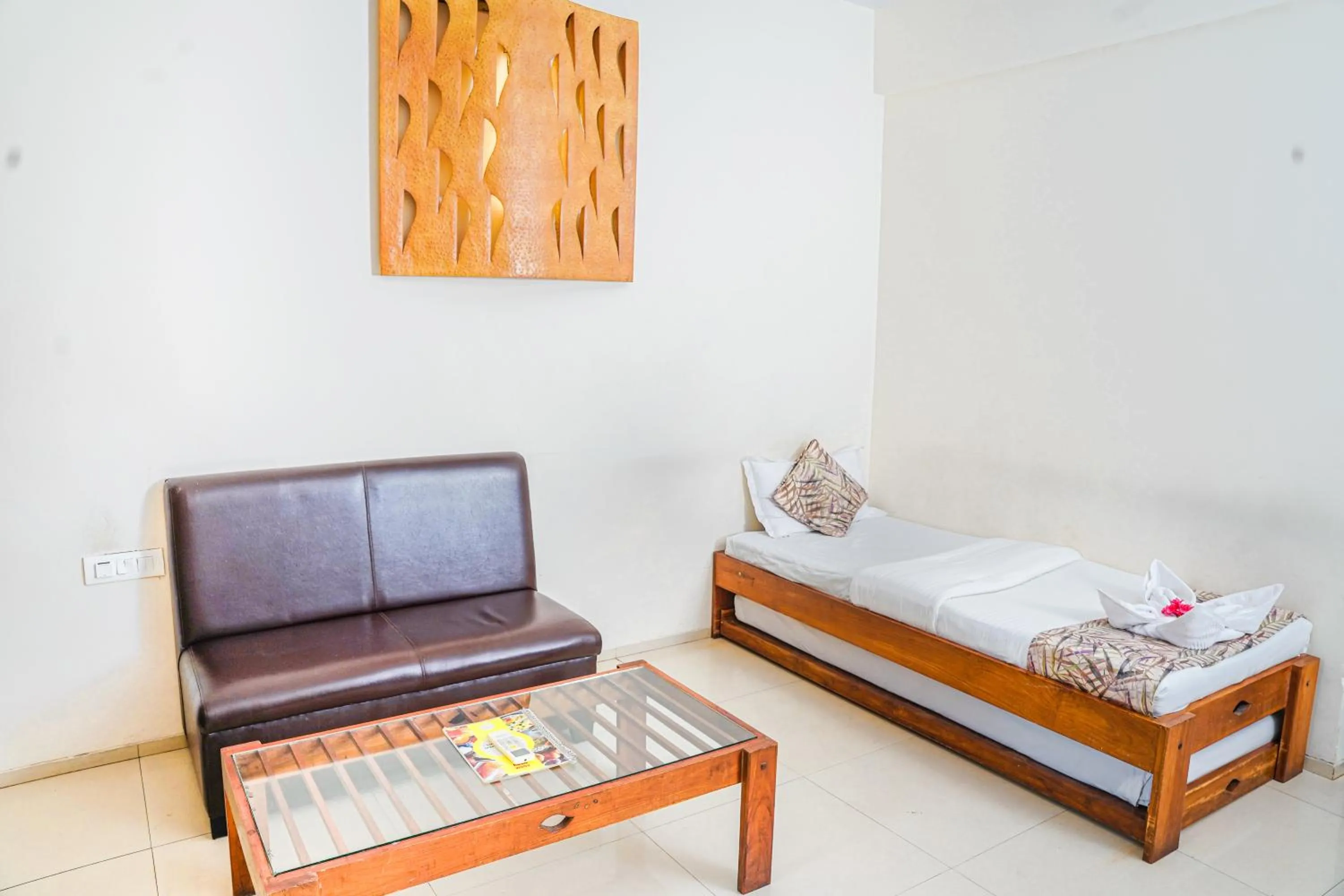 Bed in Sharanam Green Resort