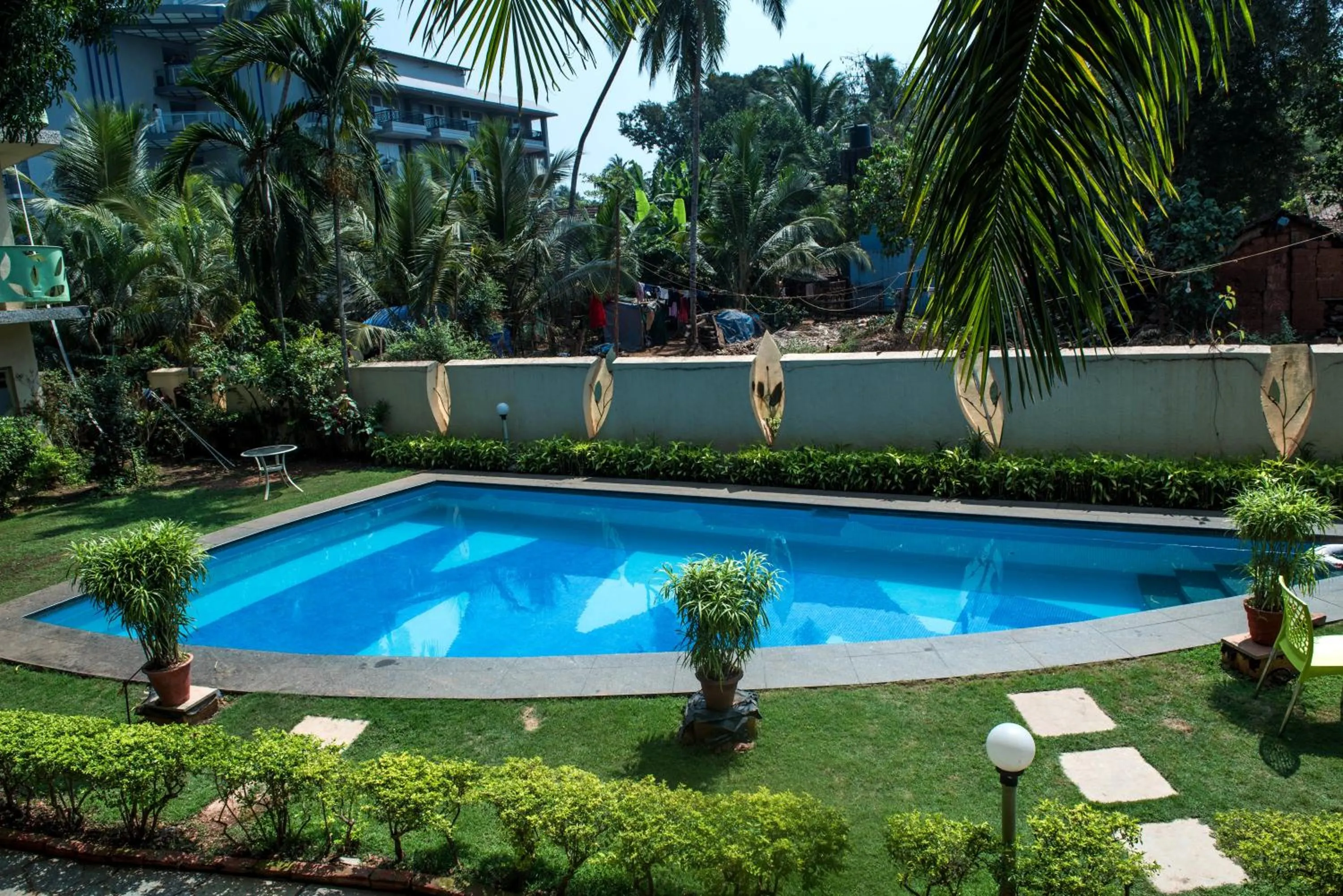 Swimming pool in Sharanam Green Resort