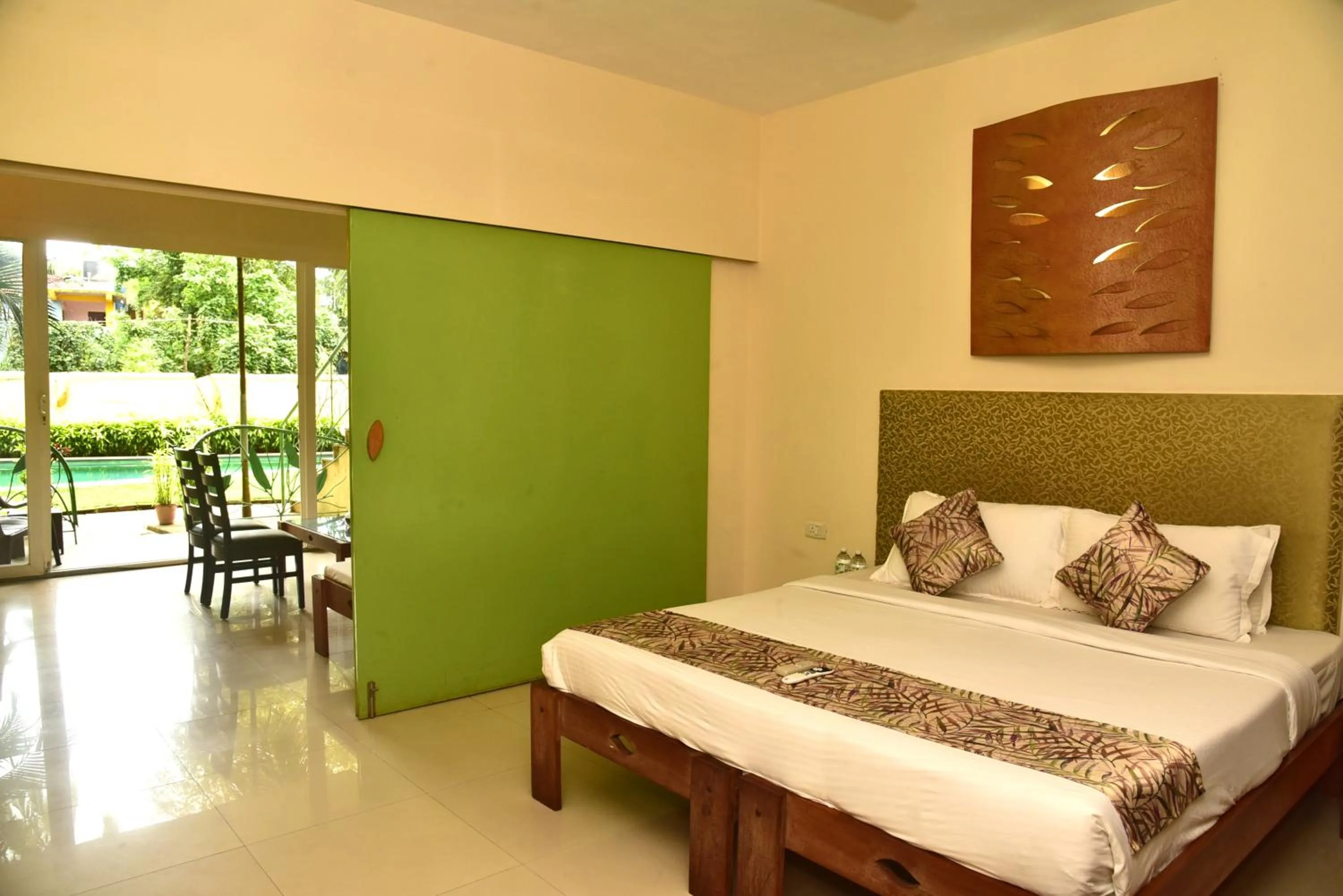 Bedroom, Bed in Sharanam Green Resort