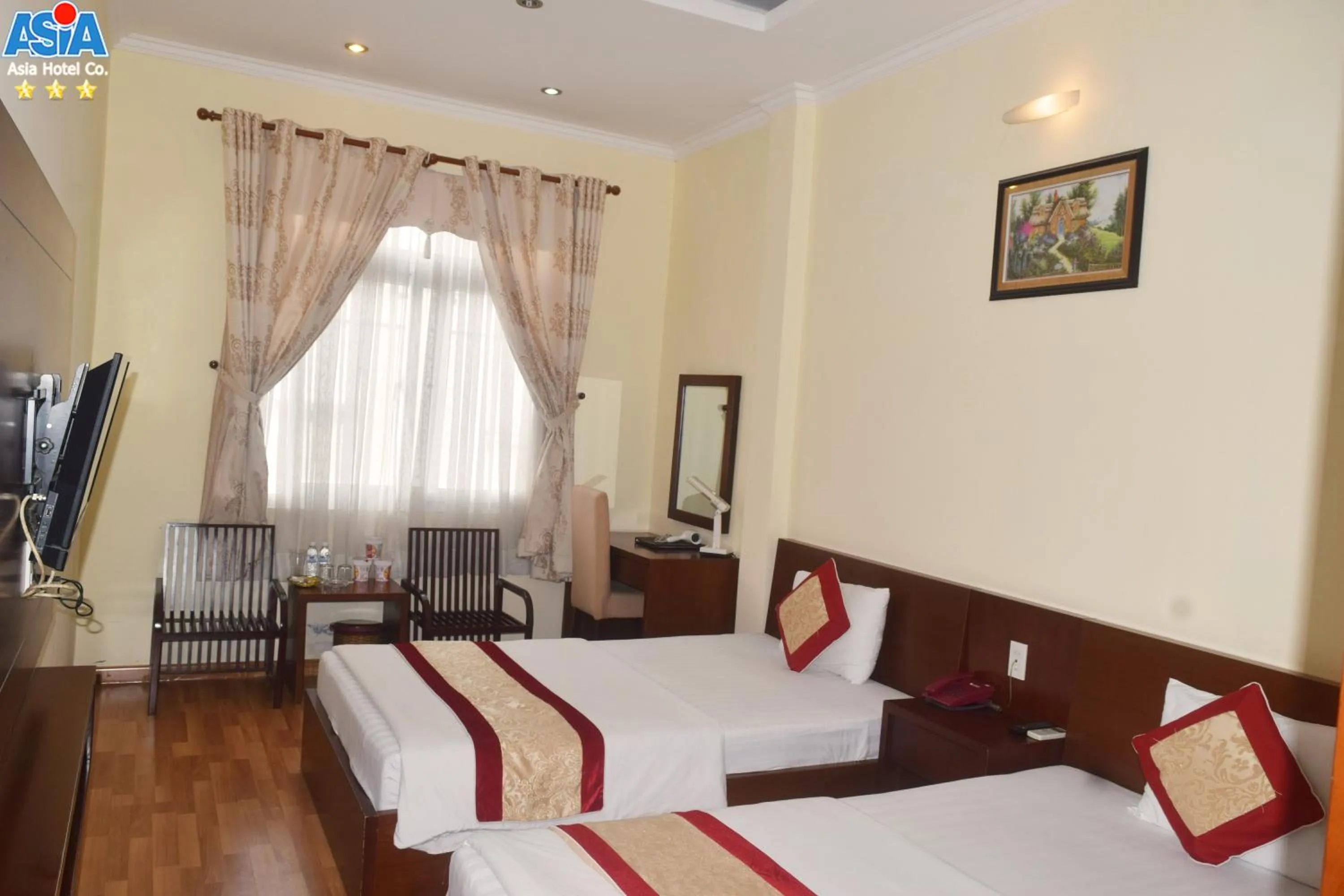 Bed in Asia Hotel Can Tho