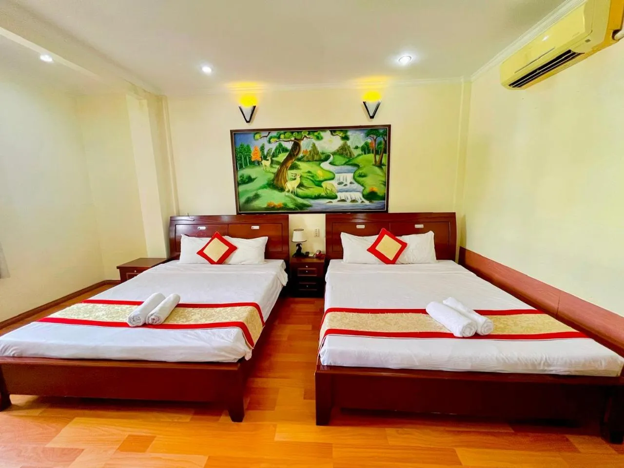 Bed in Asia Hotel Can Tho