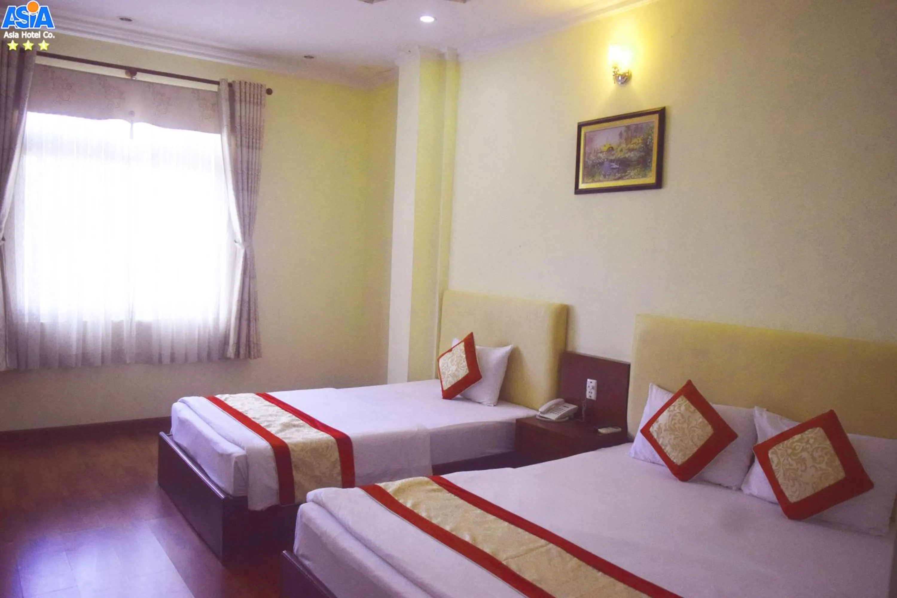 Bed in Asia Hotel Can Tho