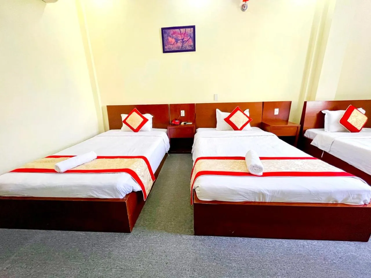 Bed in Asia Hotel Can Tho