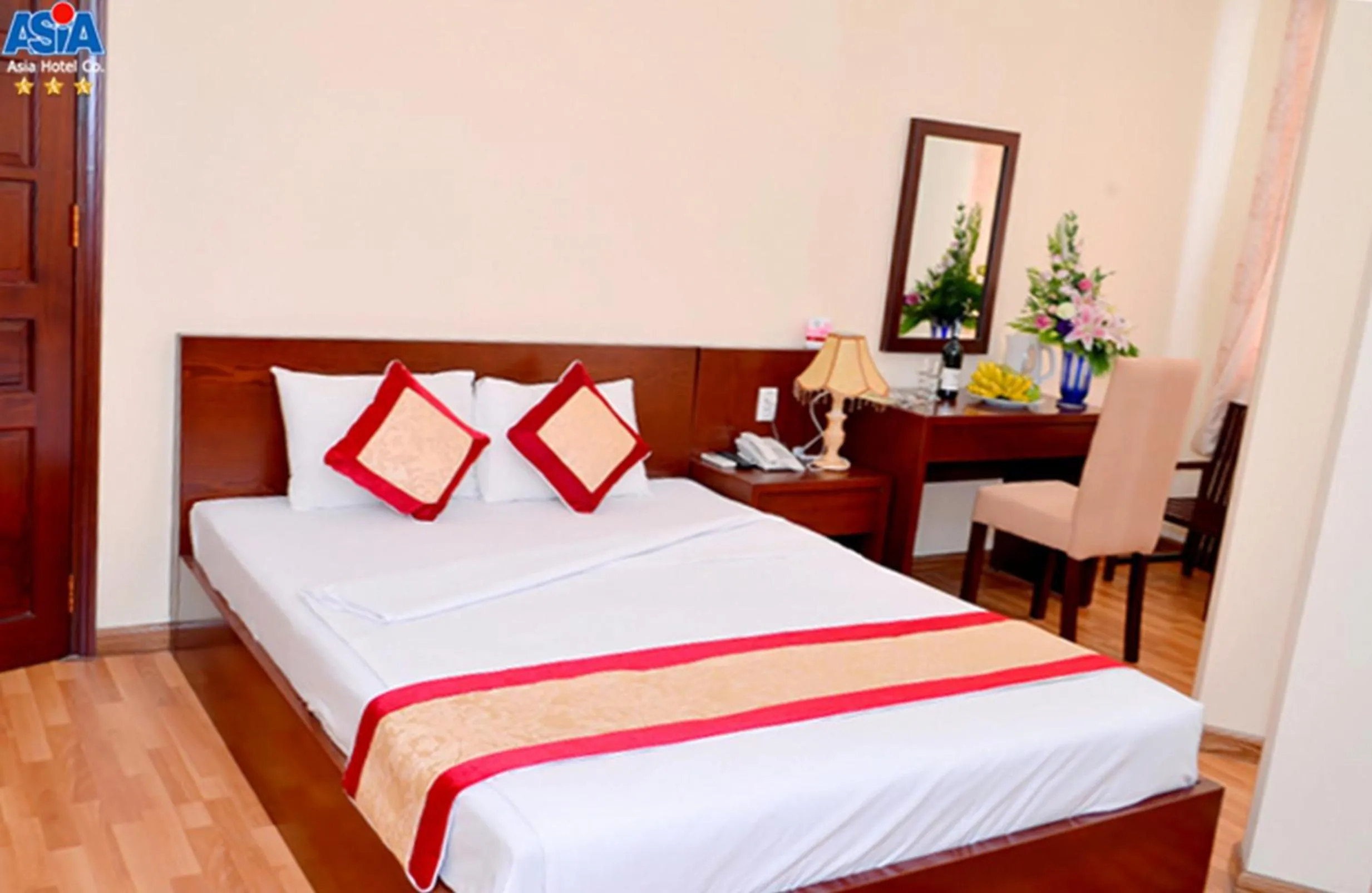 Bed in Asia Hotel Can Tho