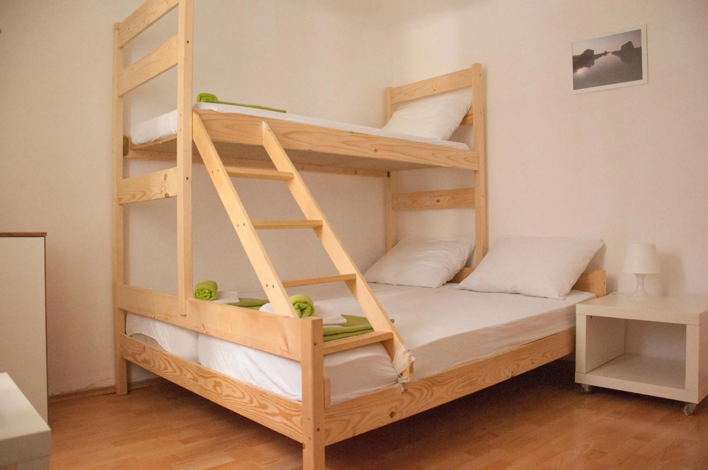Bedroom, Bed in Hostel Piran