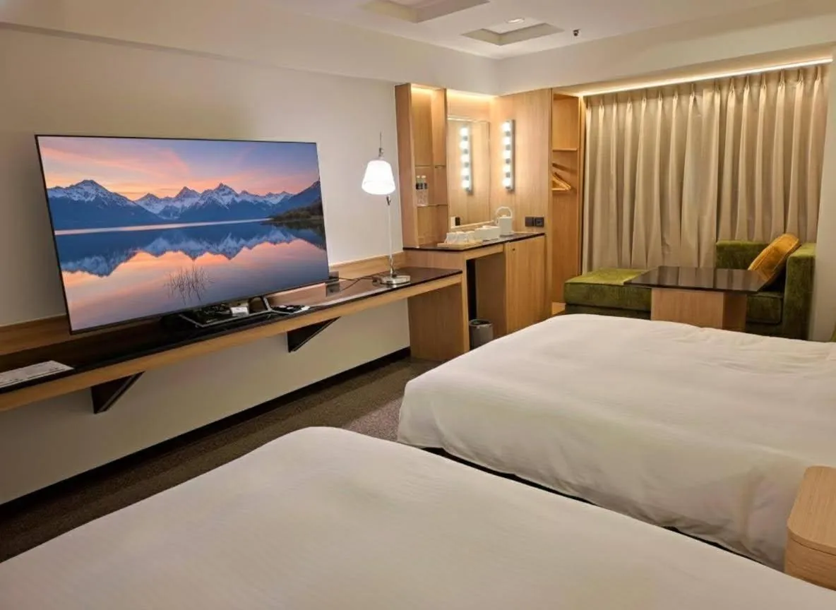 Deluxe Twin Room in 丰居一中 Via Garden Hotel