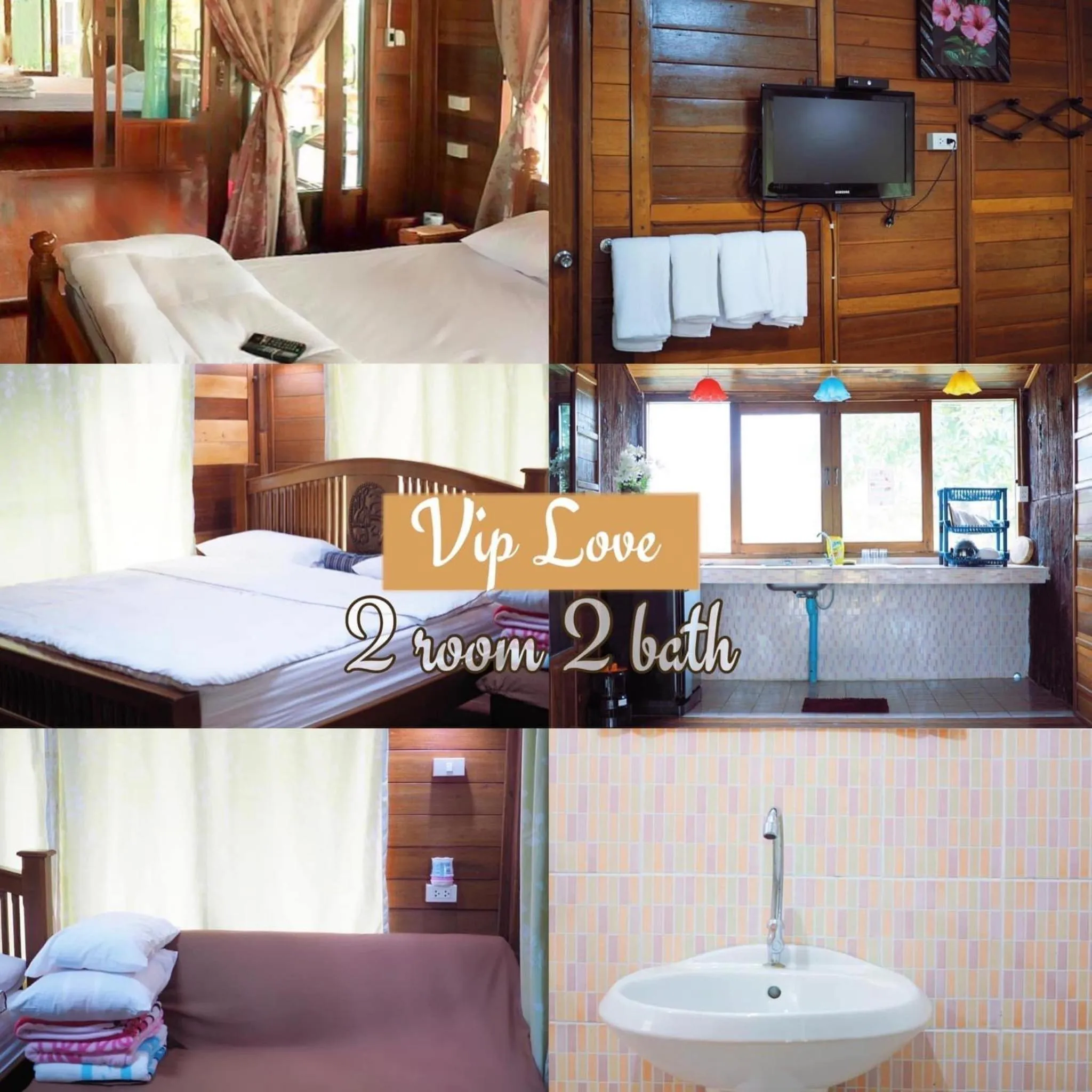 Bed in Wangnamkeaw Goodviewresort