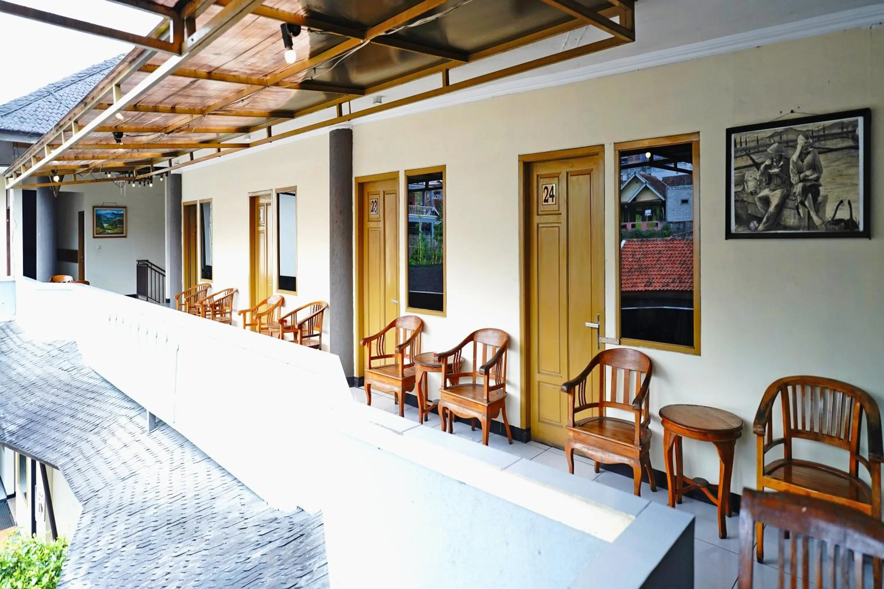 Balcony/Terrace in Saung Balibu Hotel