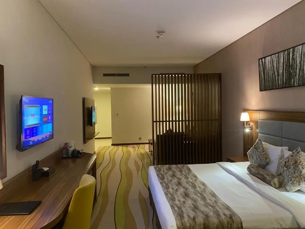 Bed in Jacob's Garden Hotel