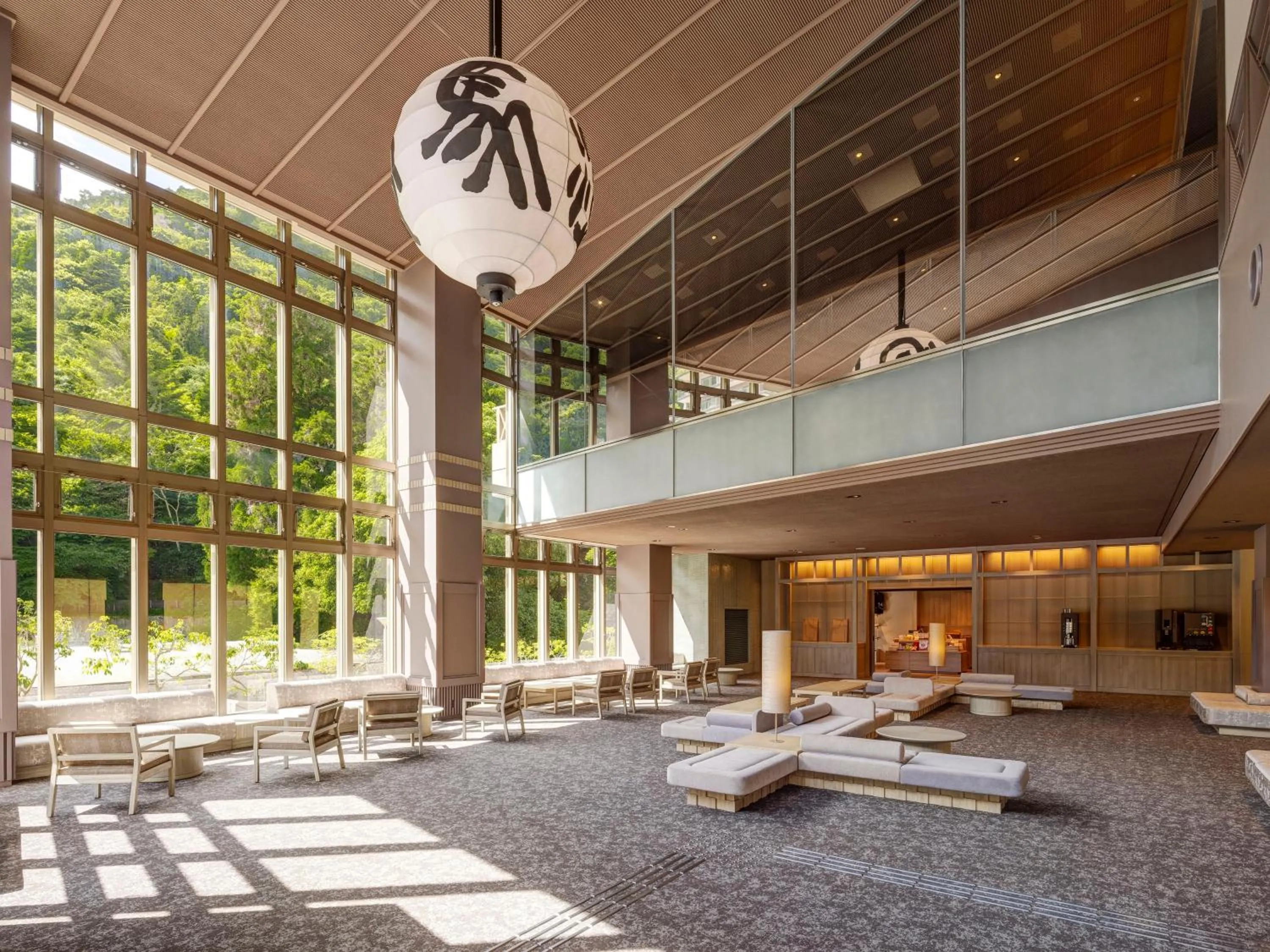 Lobby or reception in KAMENOI HOTEL Arima