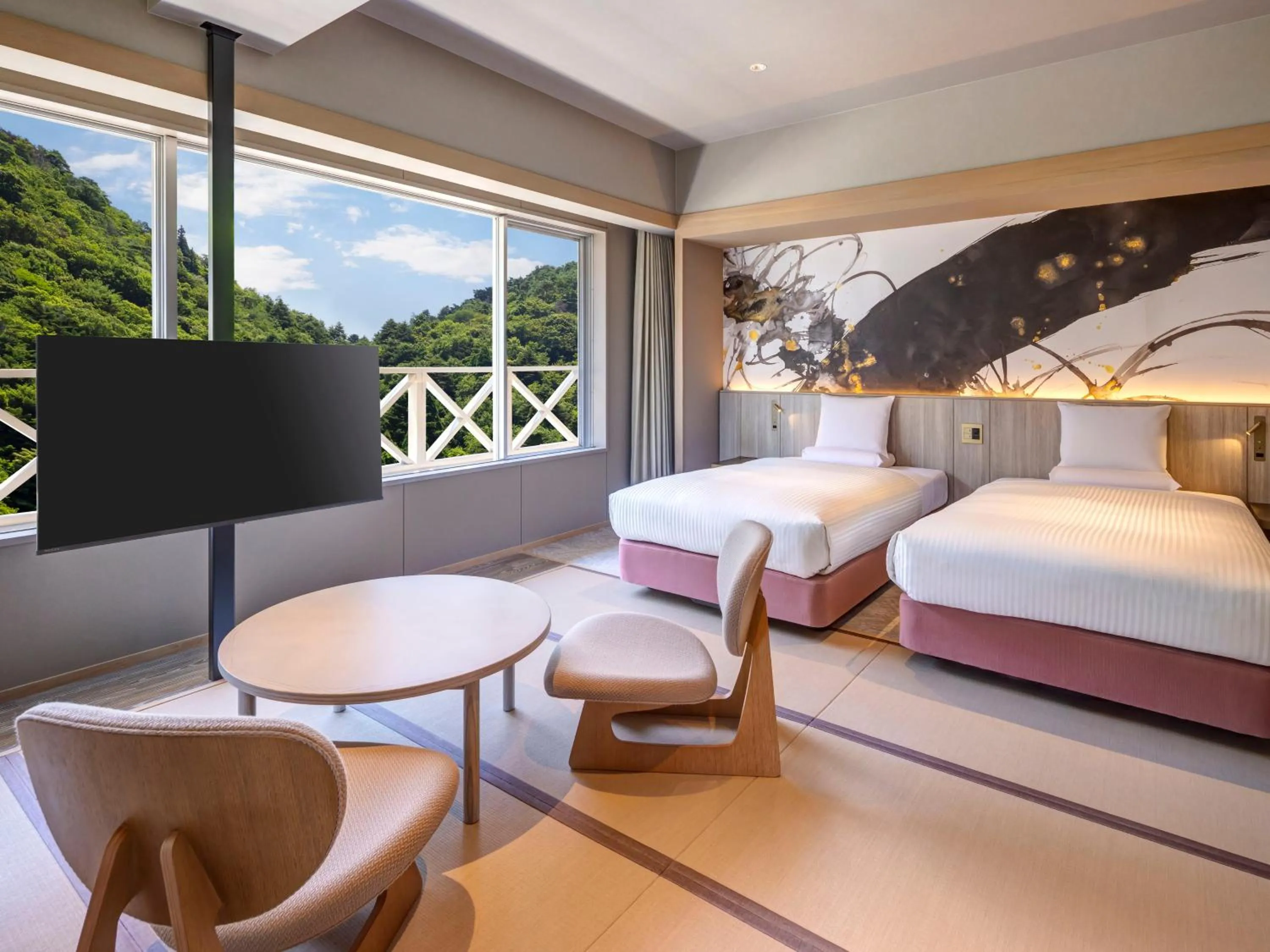 Photo of the whole room, Bed in KAMENOI HOTEL Arima