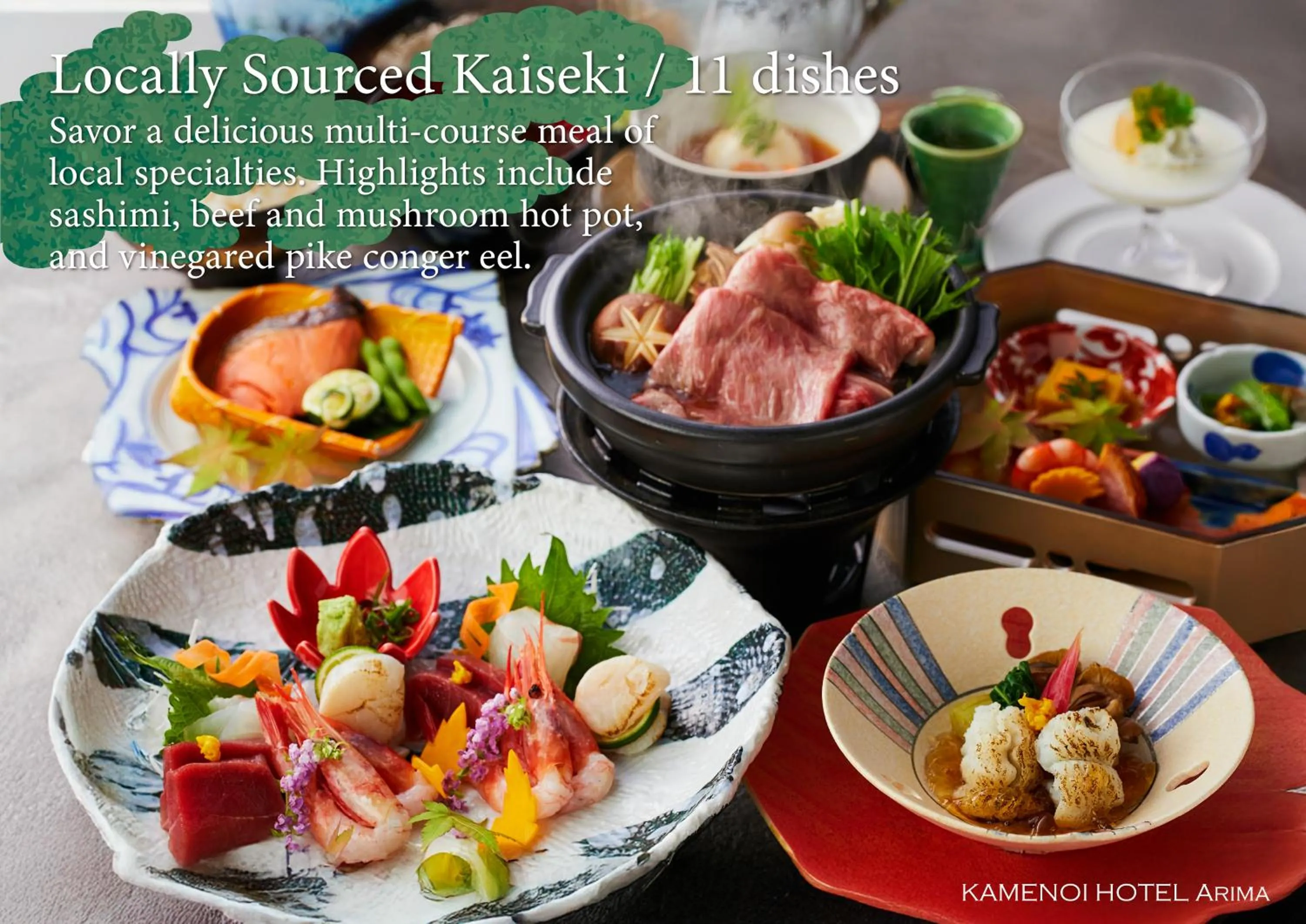 Dinner in KAMENOI HOTEL Arima