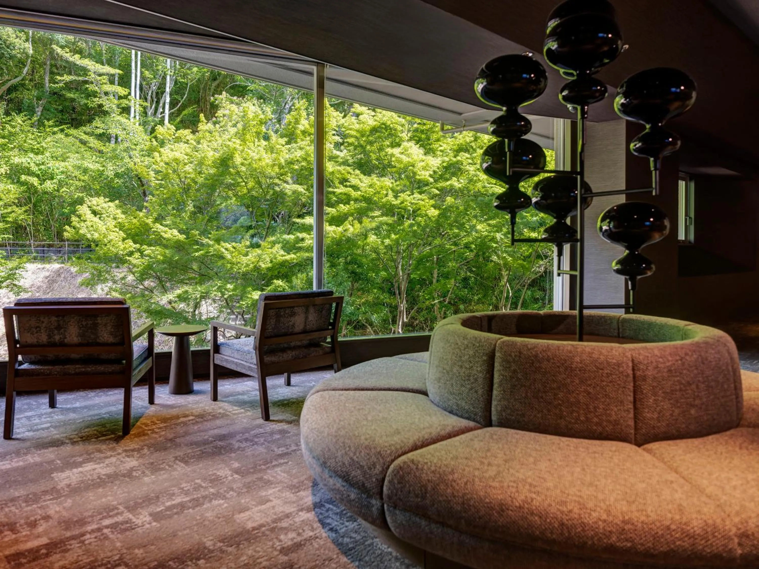 Communal lounge/ TV room in KAMENOI HOTEL Arima