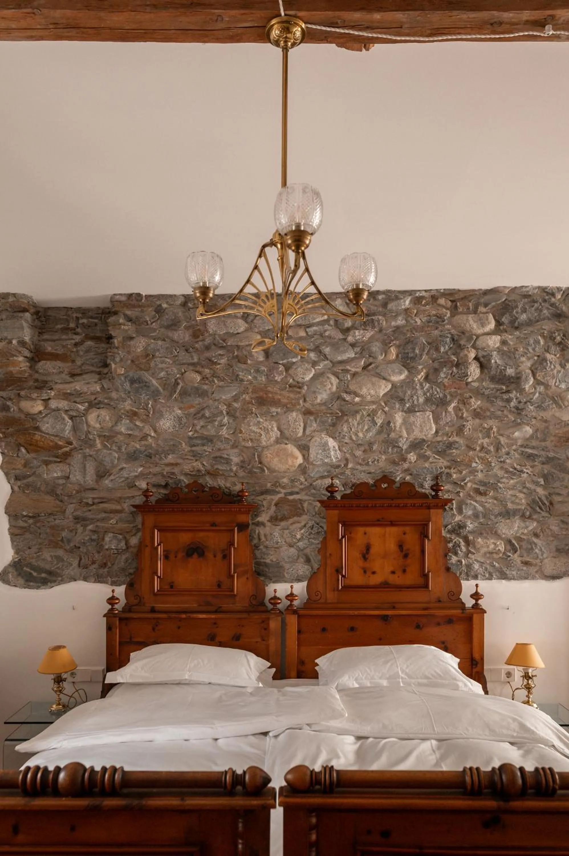 Bed in Ottmanngut Suite and Breakfast