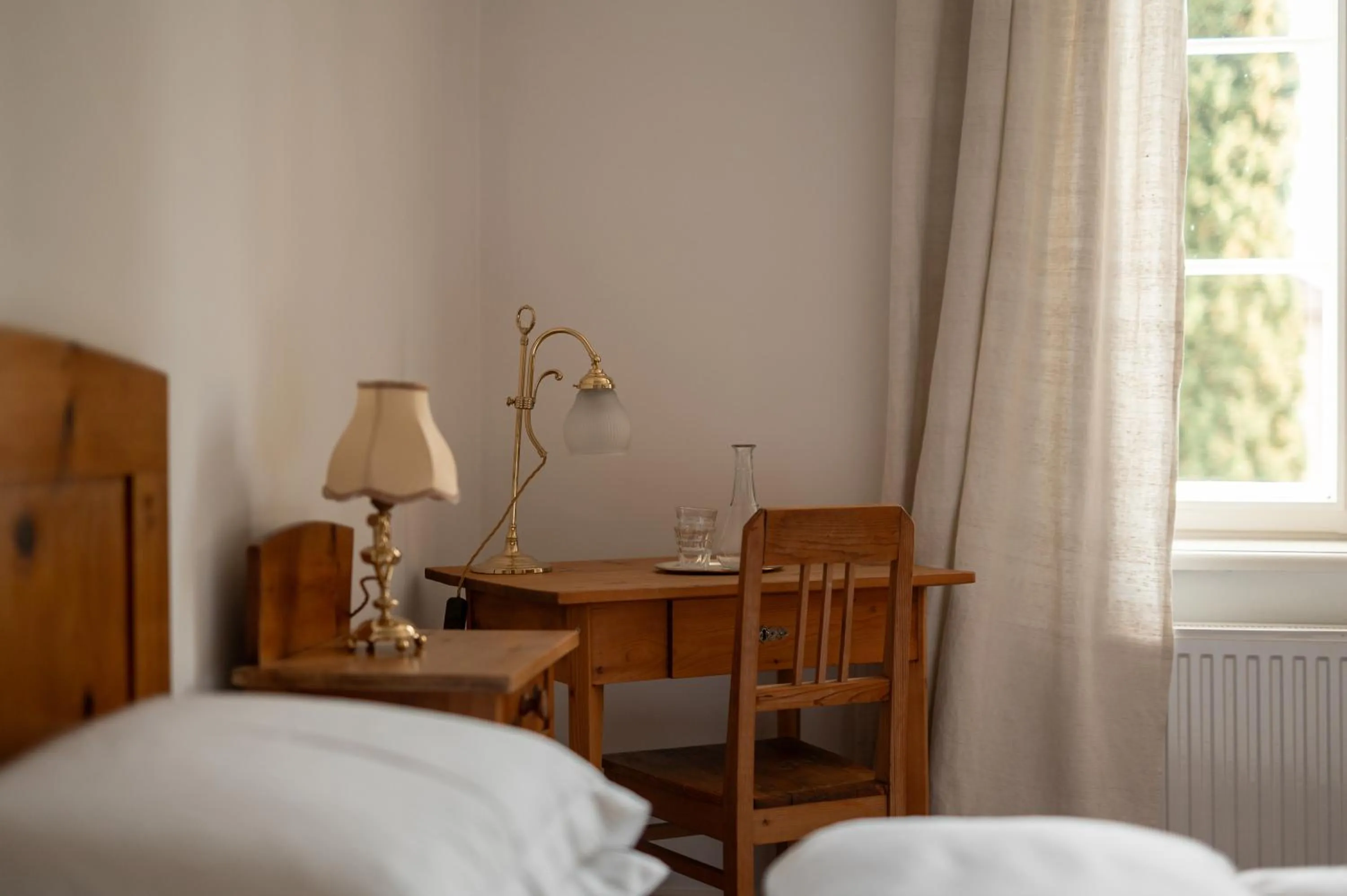 Decorative detail, Bed in Ottmanngut Suite and Breakfast