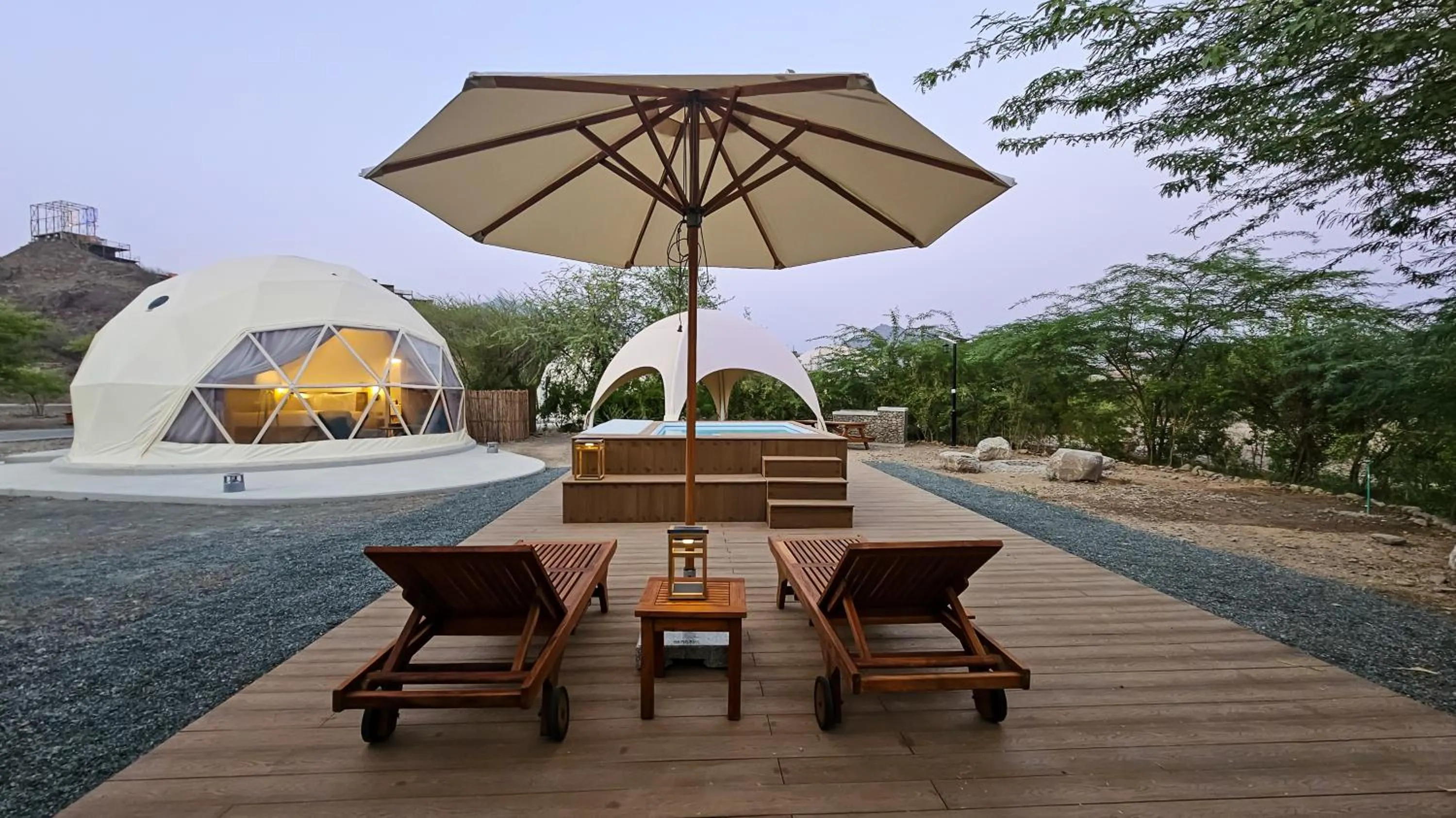 Patio in Hatta Resorts