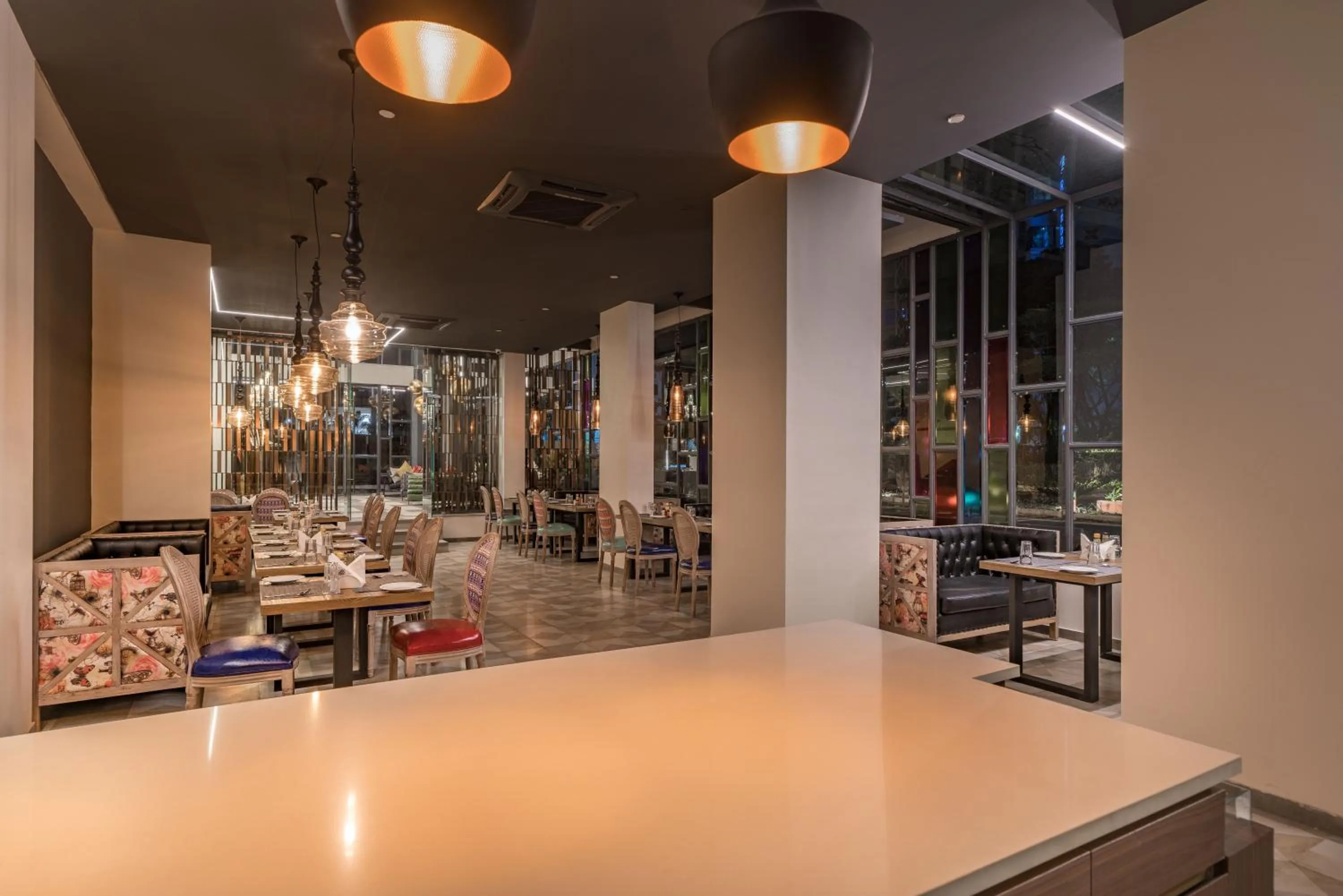 Dining area in Hotel B plus L