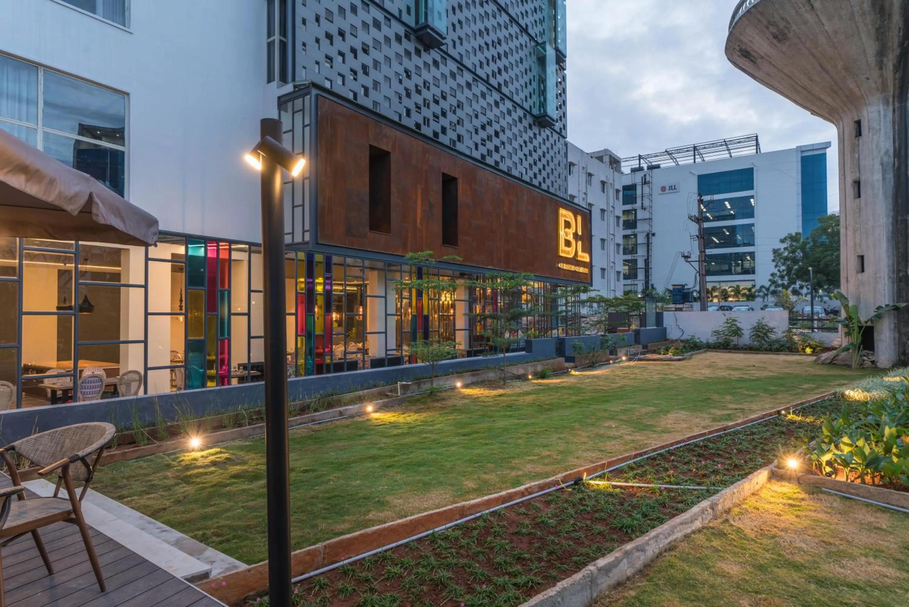 Garden view in Hotel B plus L