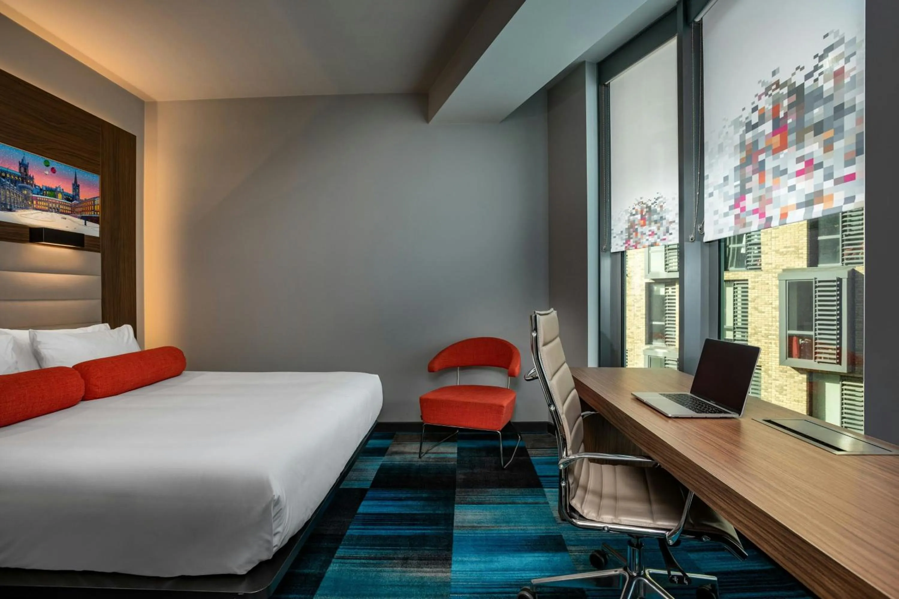 Bedroom, Bed in Aloft Dublin City