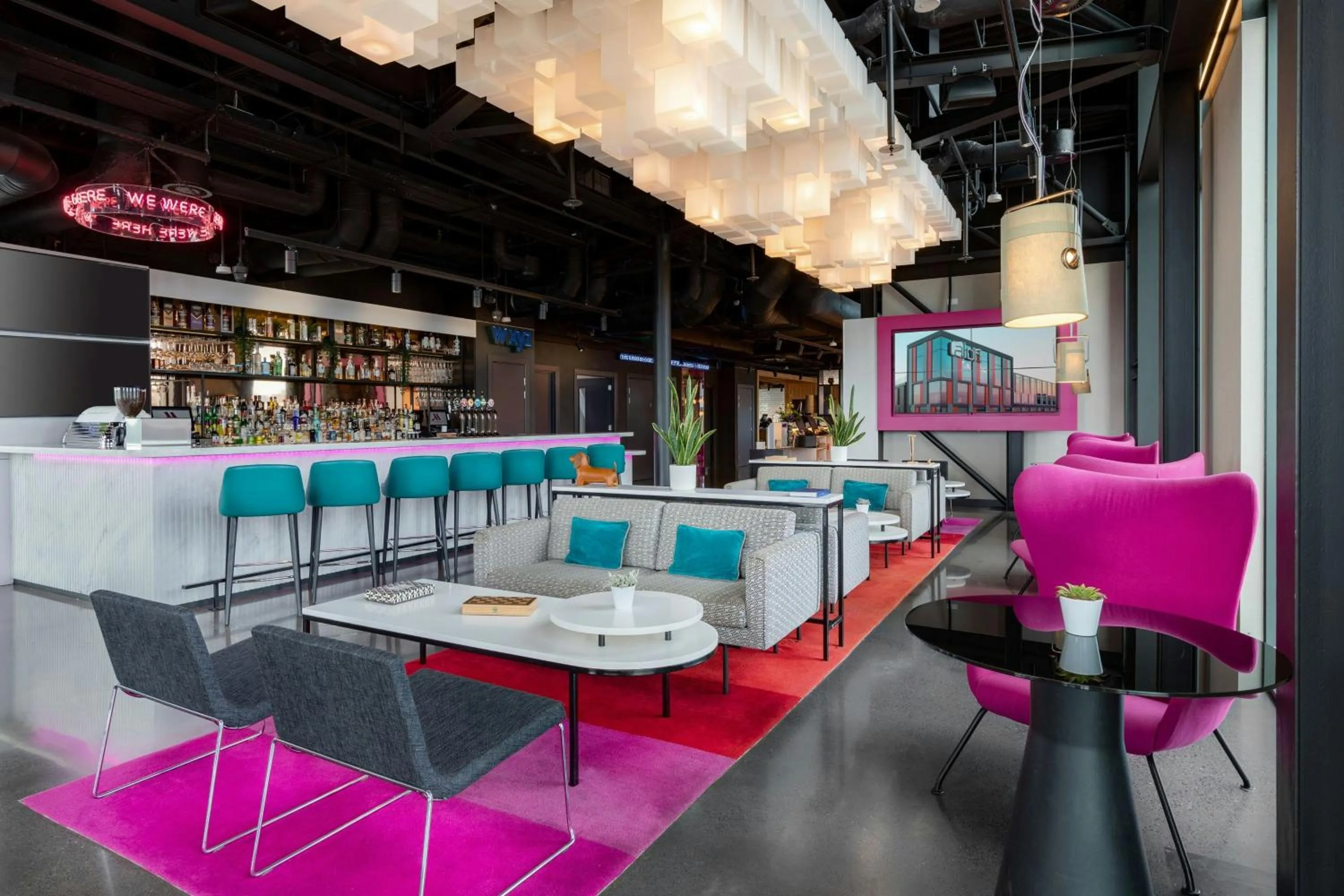 Lounge or bar in Aloft Dublin City