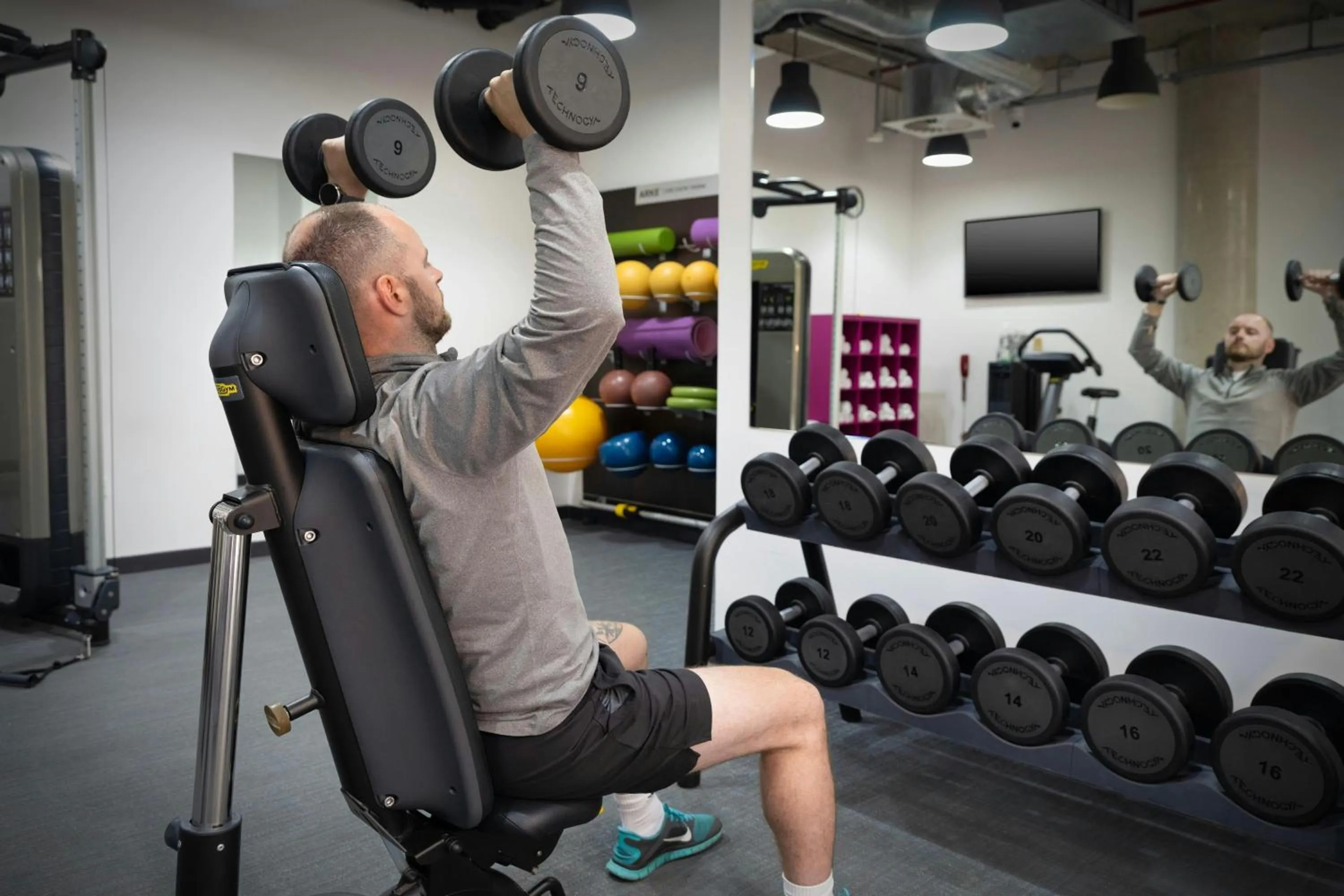 Fitness centre/facilities in Aloft Dublin City