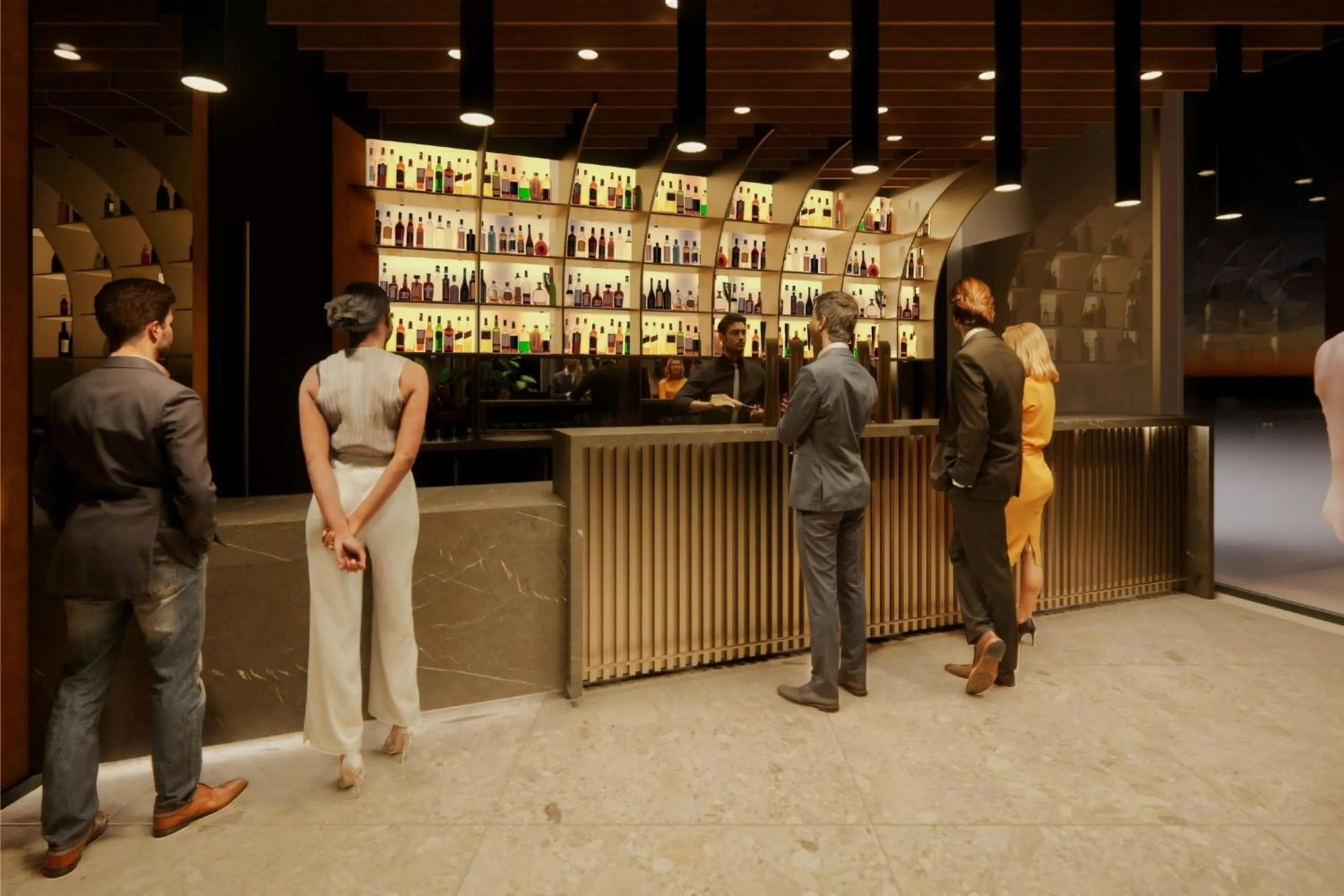 Lounge or bar in Aloft Dublin City