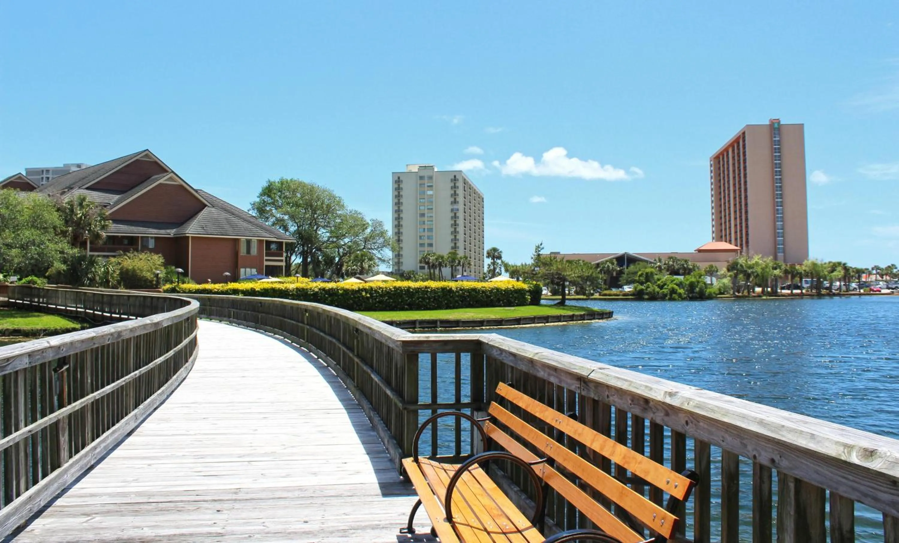 Lake view in Palmetto Vacation Rentals at Kingston Plantation