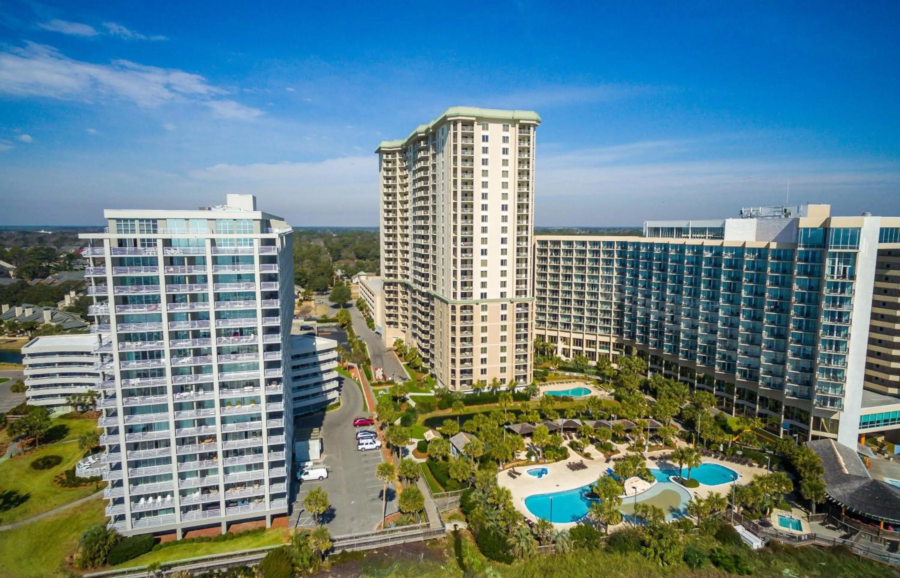 Property building in Palmetto Vacation Rentals at Kingston Plantation