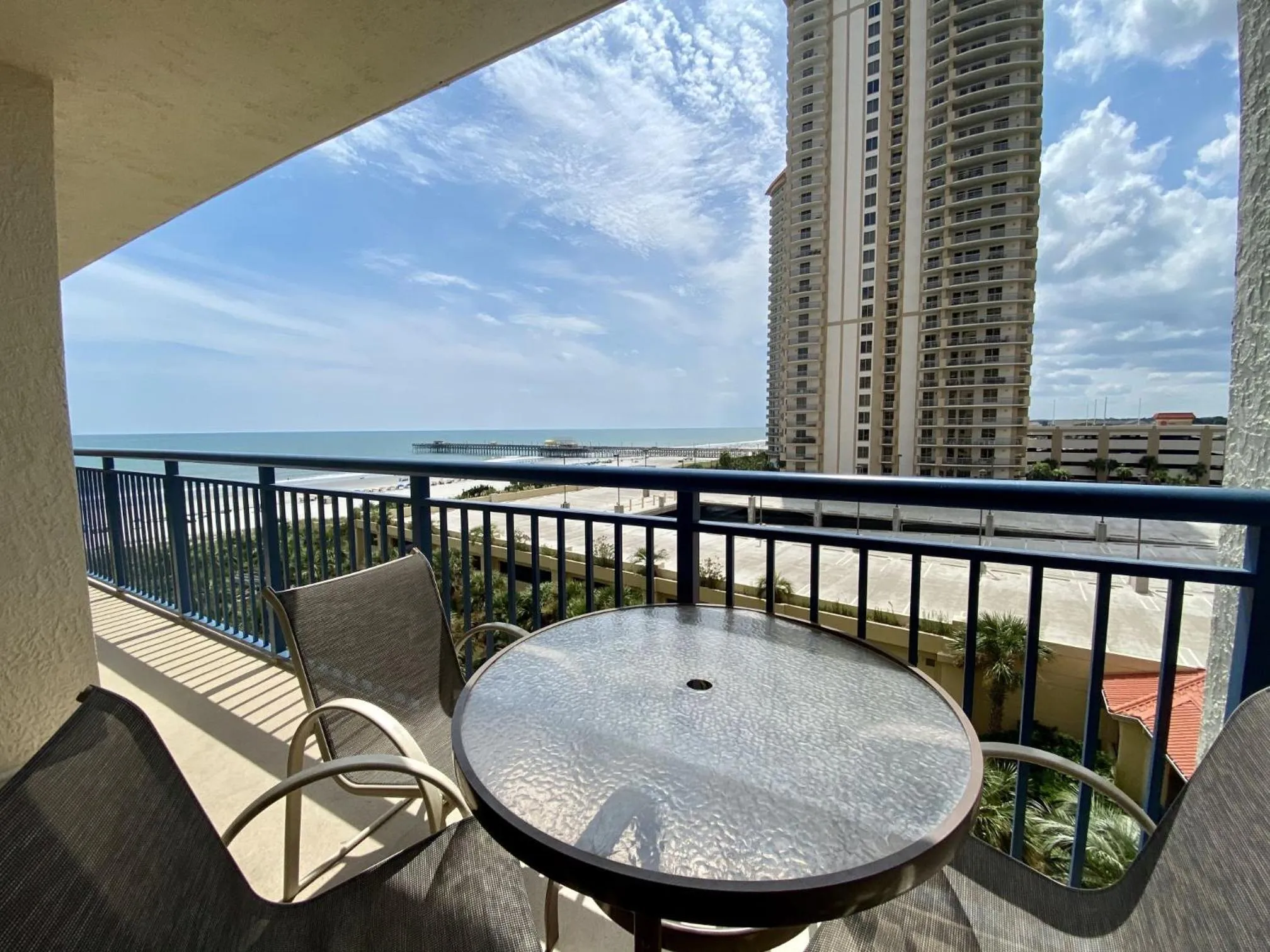 Balcony/Terrace in Palmetto Vacation Rentals at Kingston Plantation
