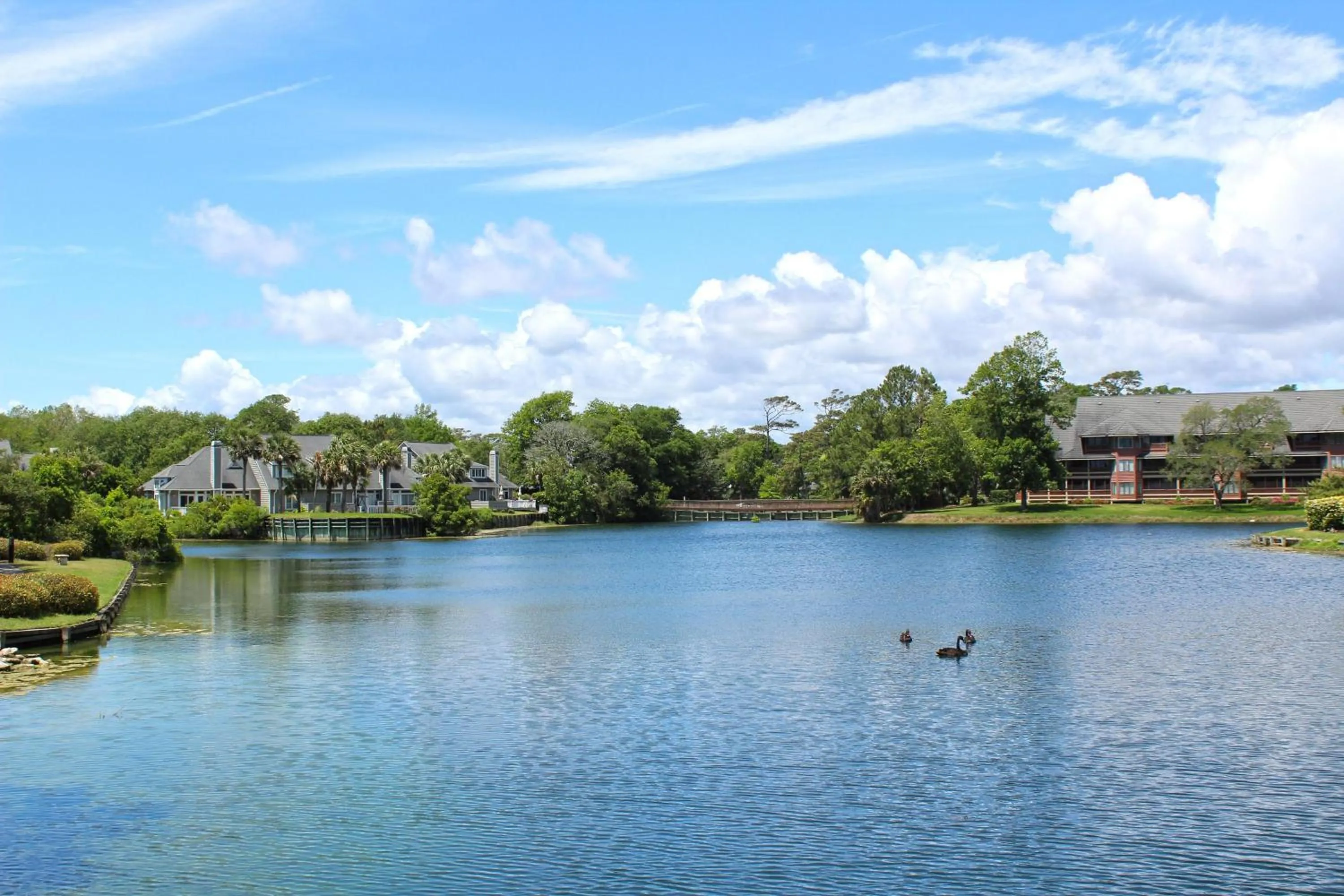 Lake view in Palmetto Vacation Rentals at Kingston Plantation