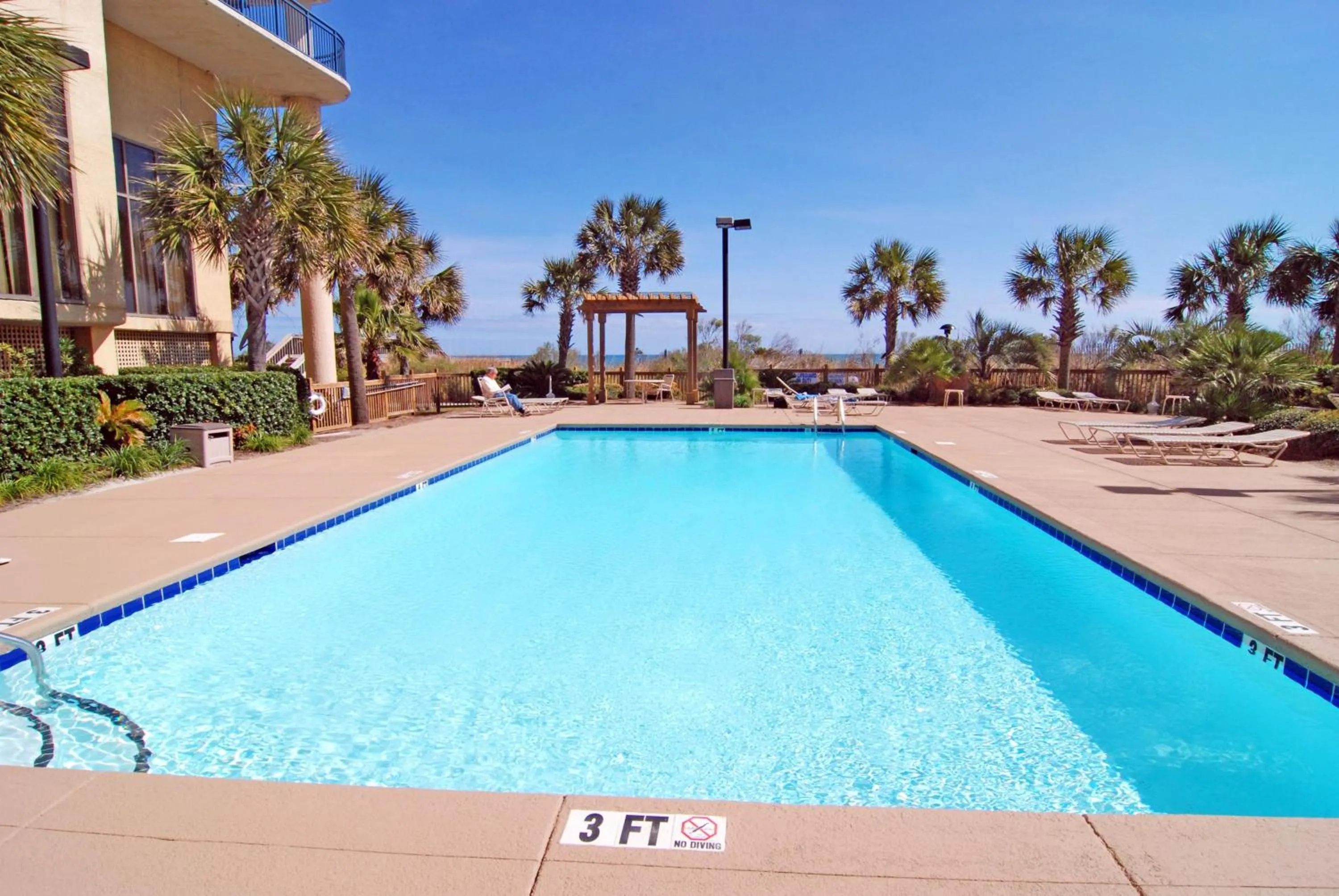Swimming pool in Palmetto Vacation Rentals at Kingston Plantation