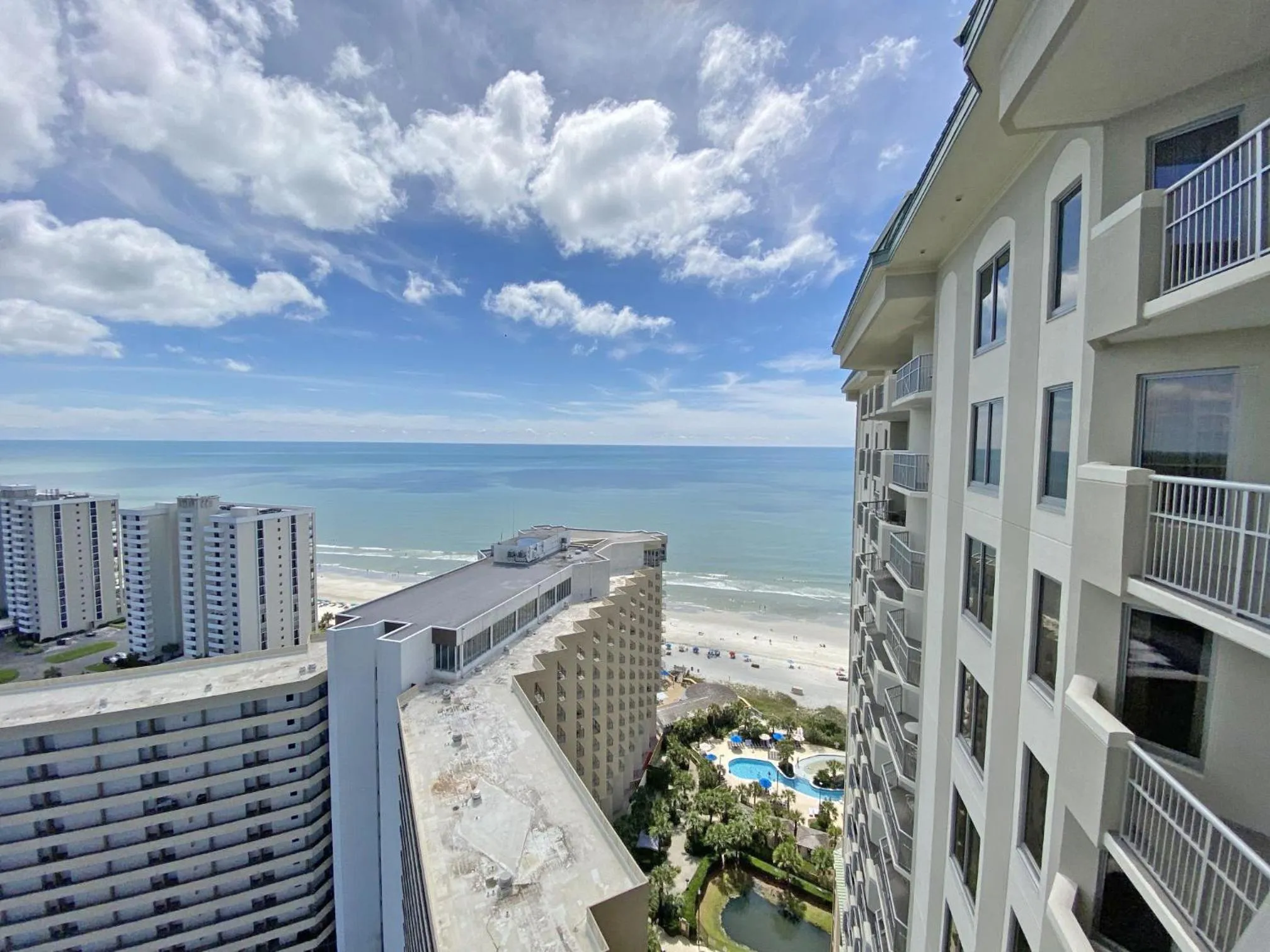 Balcony/Terrace in Palmetto Vacation Rentals at Kingston Plantation