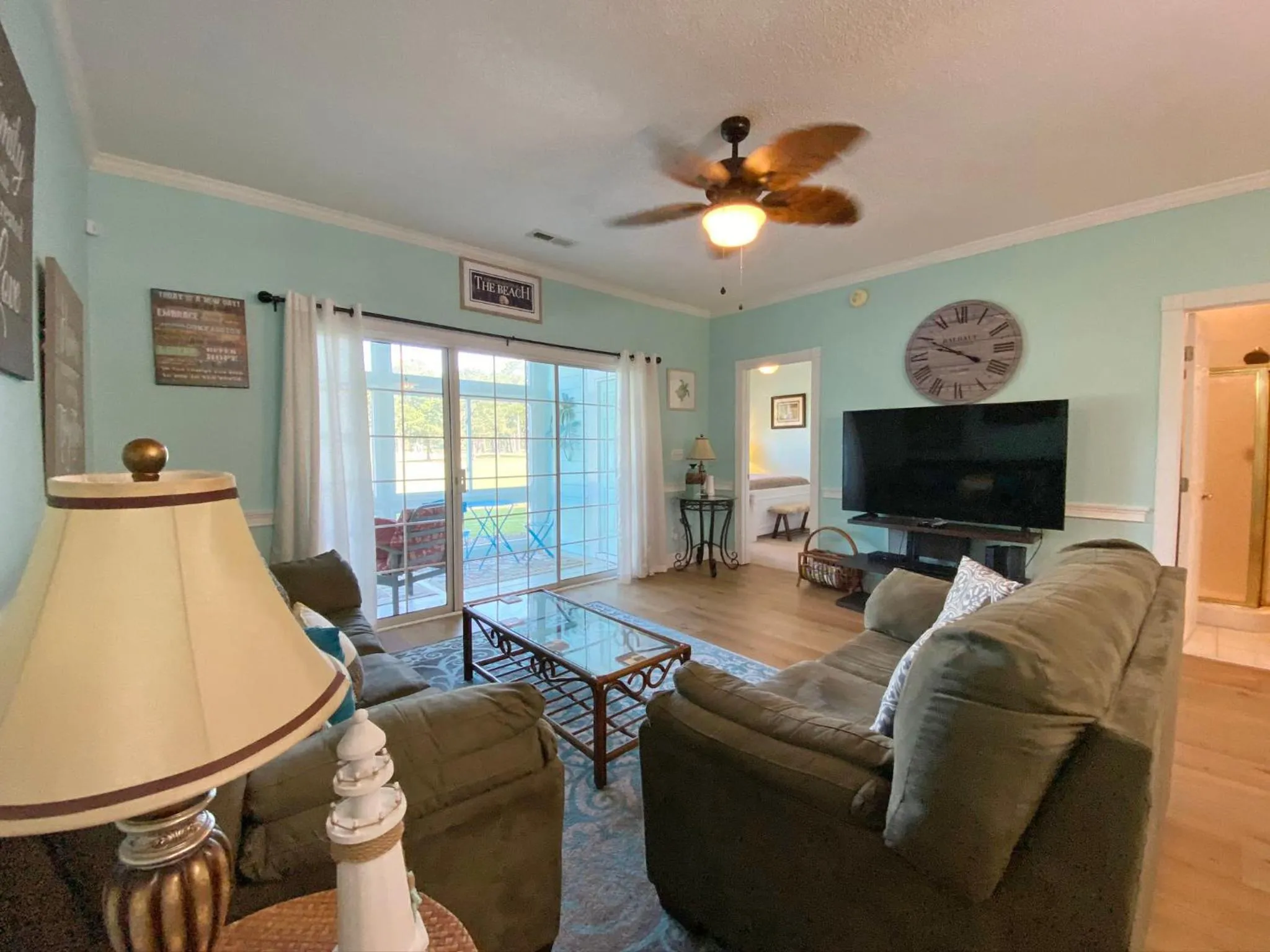 Living room in Magnolia Pointe by Palmetto Vacations