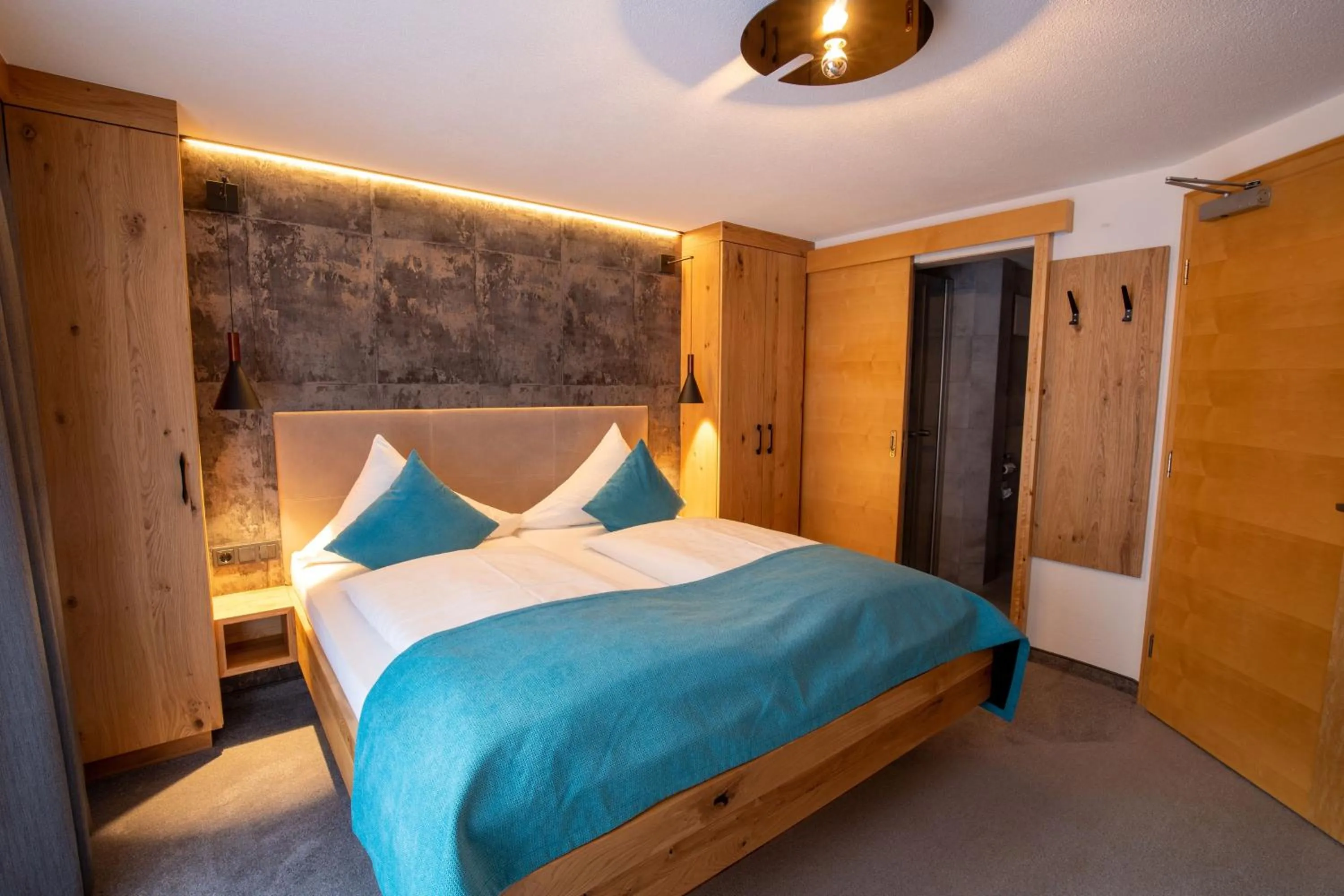 Bed in Hotel Garni Subretta