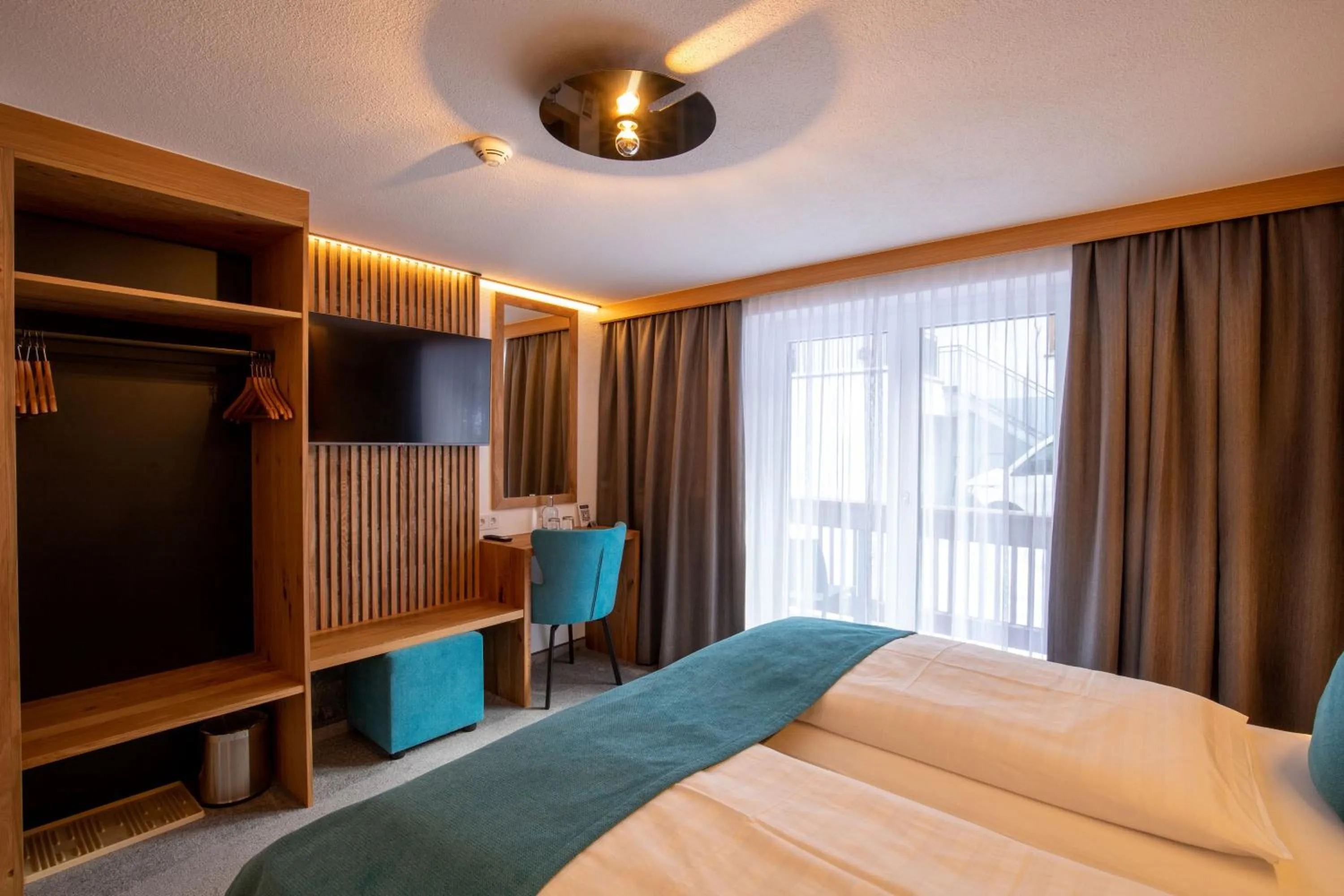 Bed in Hotel Garni Subretta