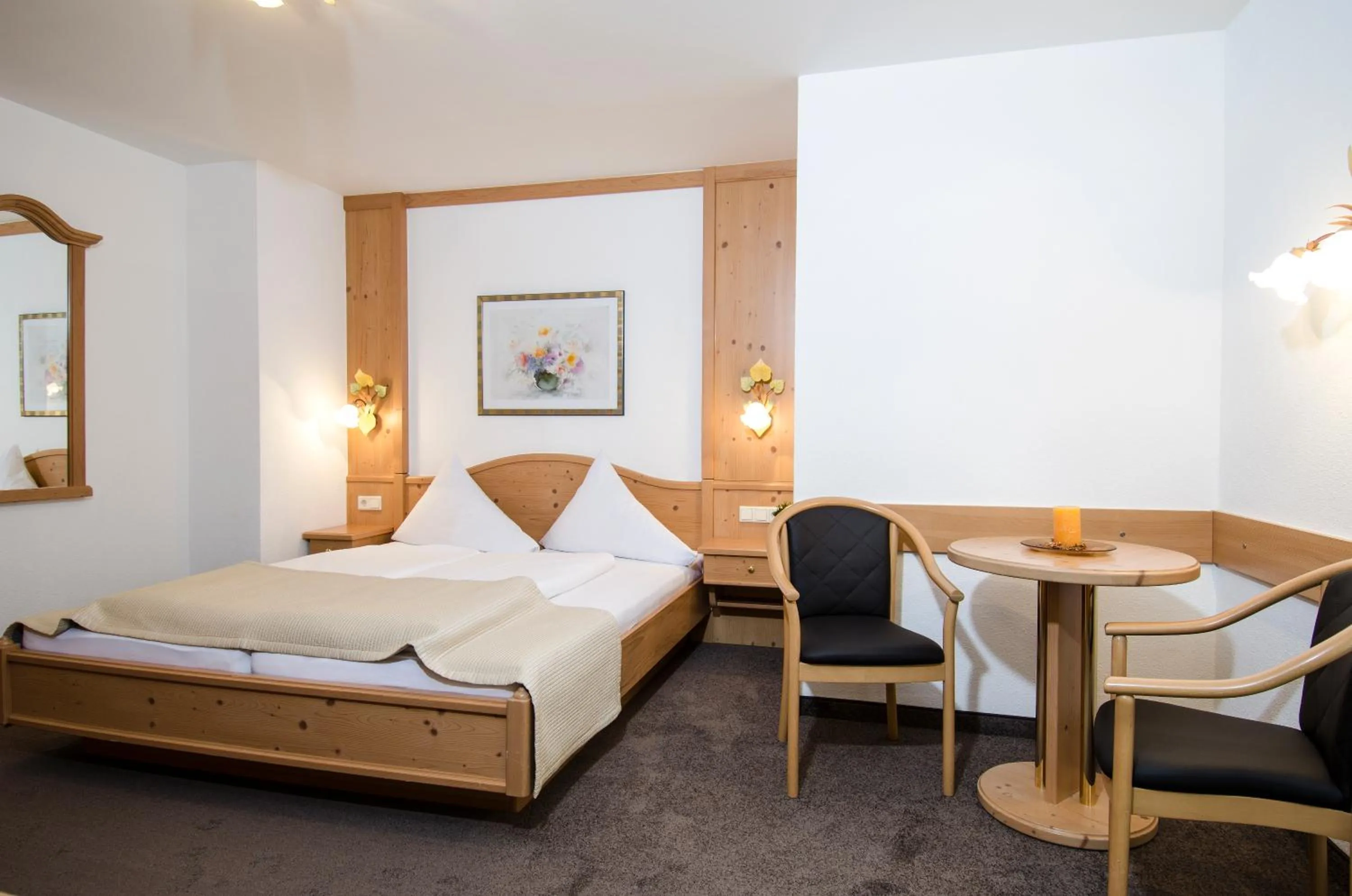 Bed in Hotel Garni Subretta