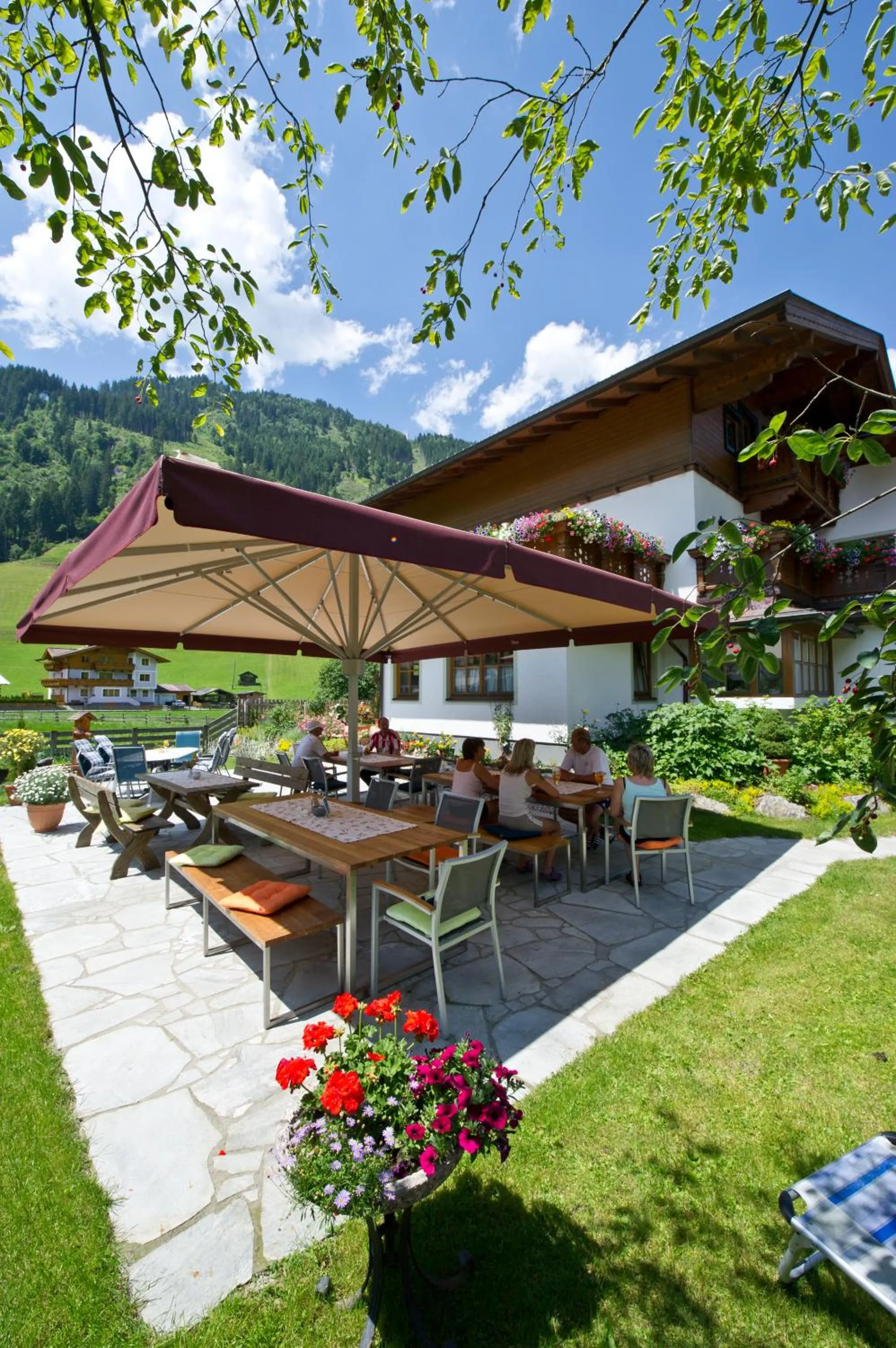 Balcony/Terrace in Hotel Landhaus Neumayr