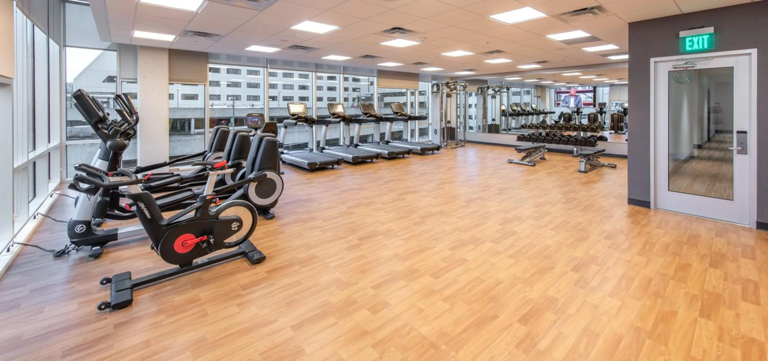 Fitness centre/facilities in Hyatt House Nashville at Vanderbilt