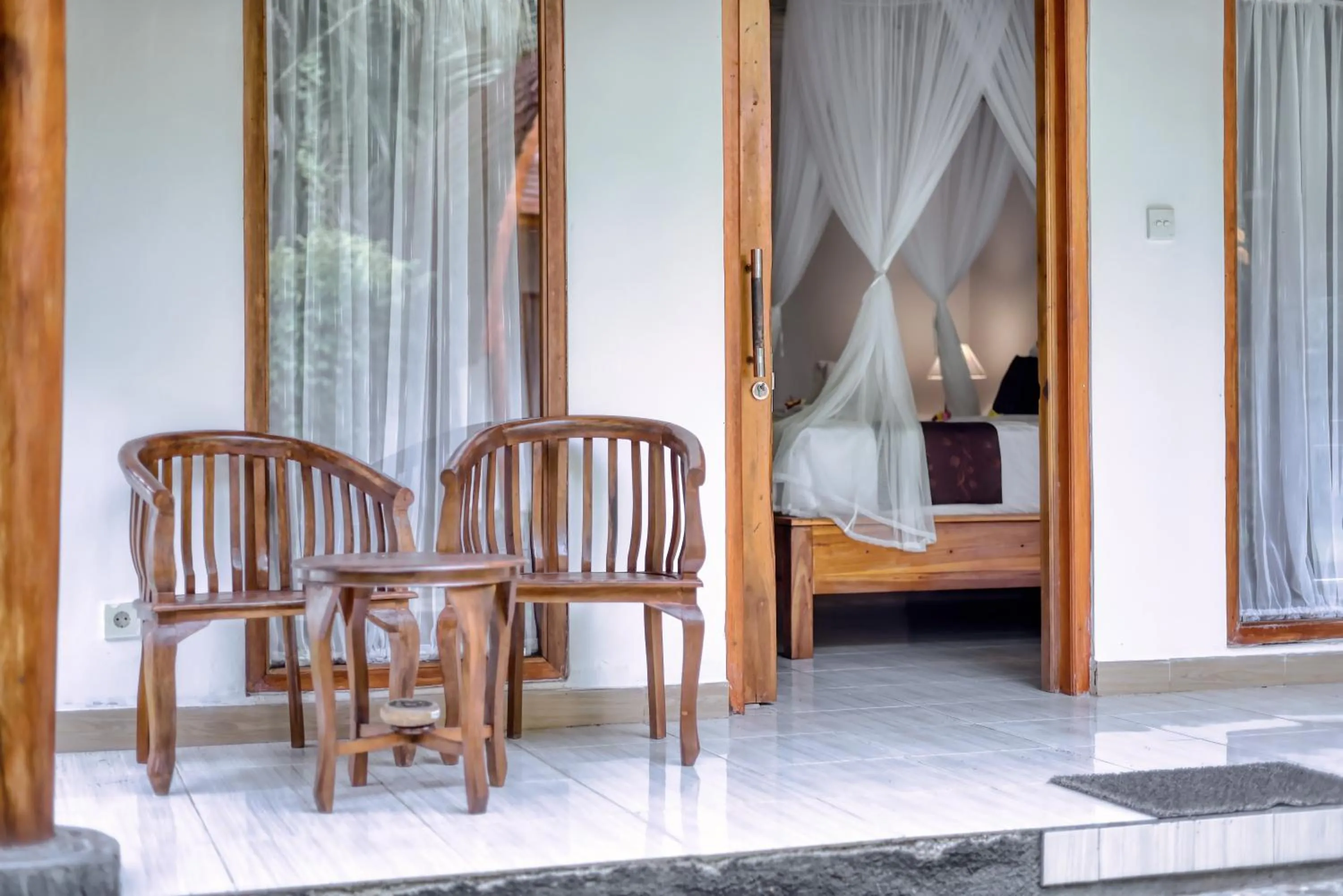 Seating area in Komurd Lavender Bungalow