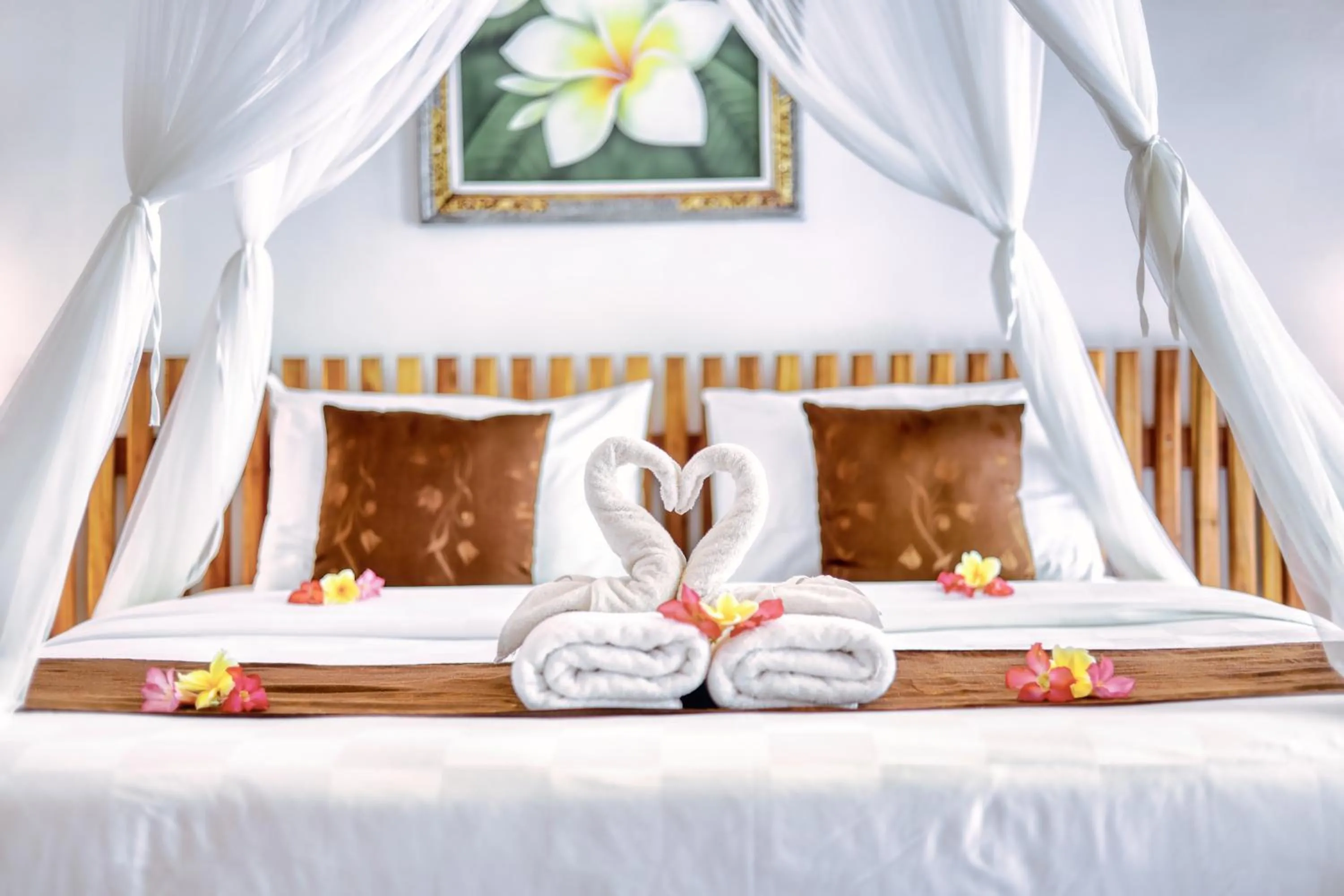 Bed in Komurd Lavender Bungalow